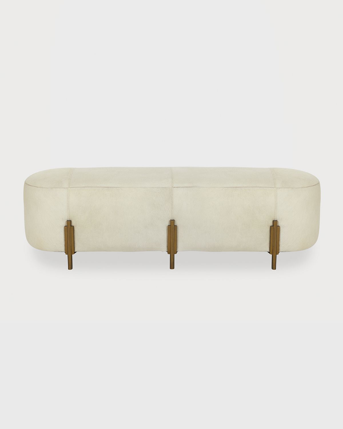 Arteriors Justin Hairhide Bench 62"