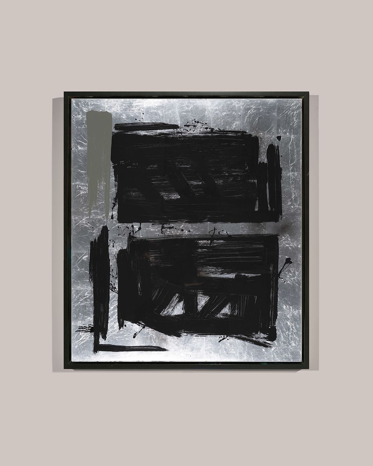RFA Fine Art Black & Silver Abstract Giclee Wall Art | Thumbnail 3 RFA Fine Art Black & Silver Abstract Giclee Wall Art | Thumbnail 3