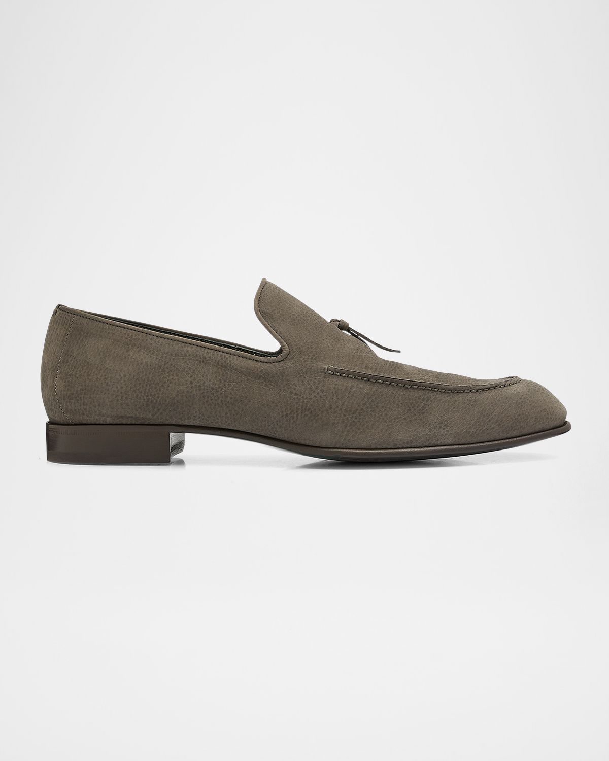Brioni Men 's Lukas Nubuck Leather Loafers