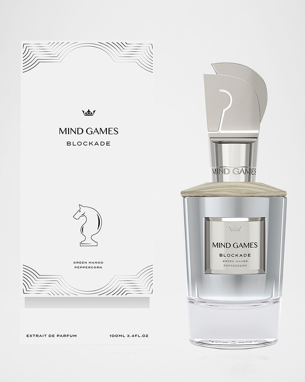 MIND GAMES Blockade Extrait de Parfum - Silver Knight, 3.4 oz.