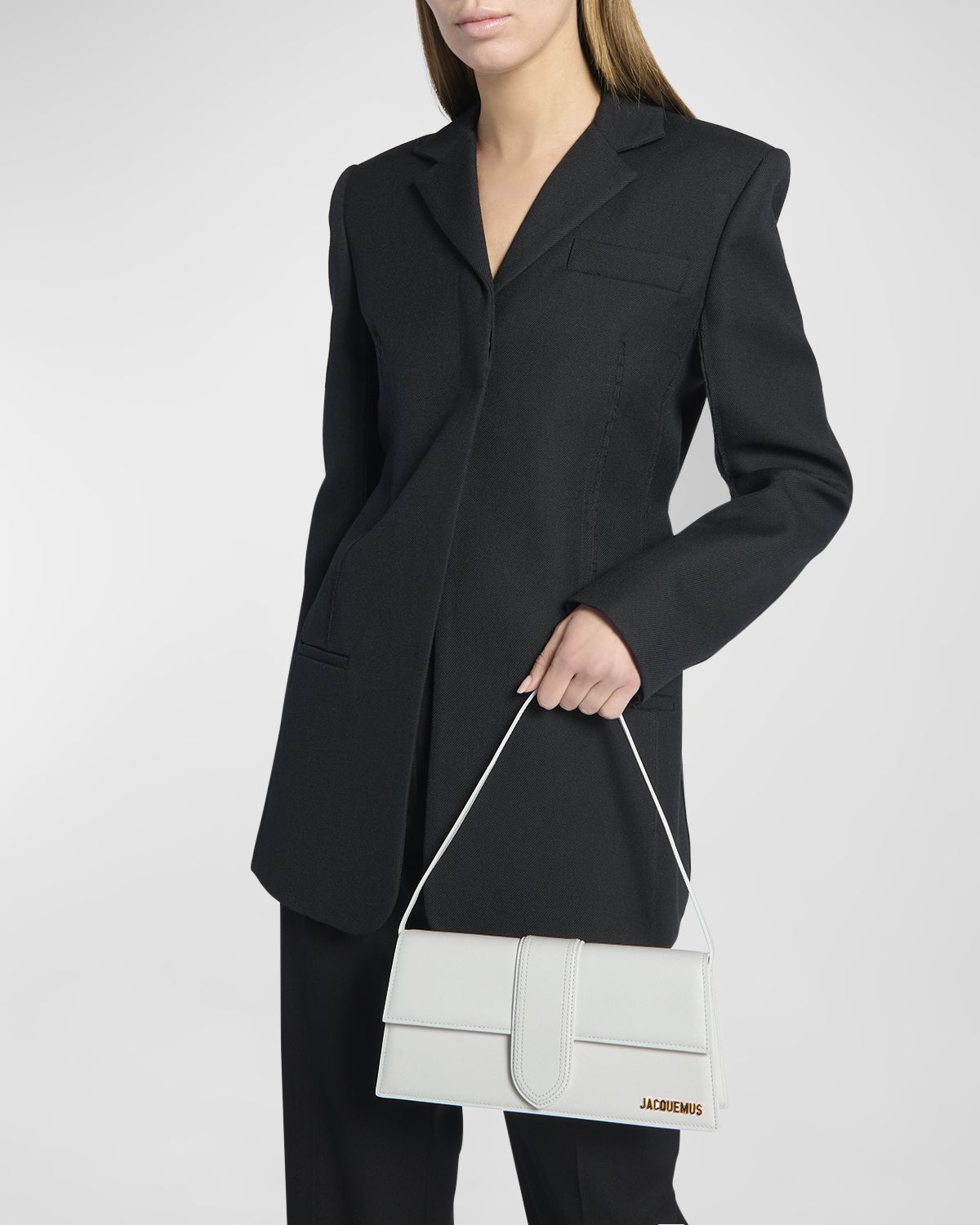 Jacquemus Le Bambino Long Leather Shoulder Bag