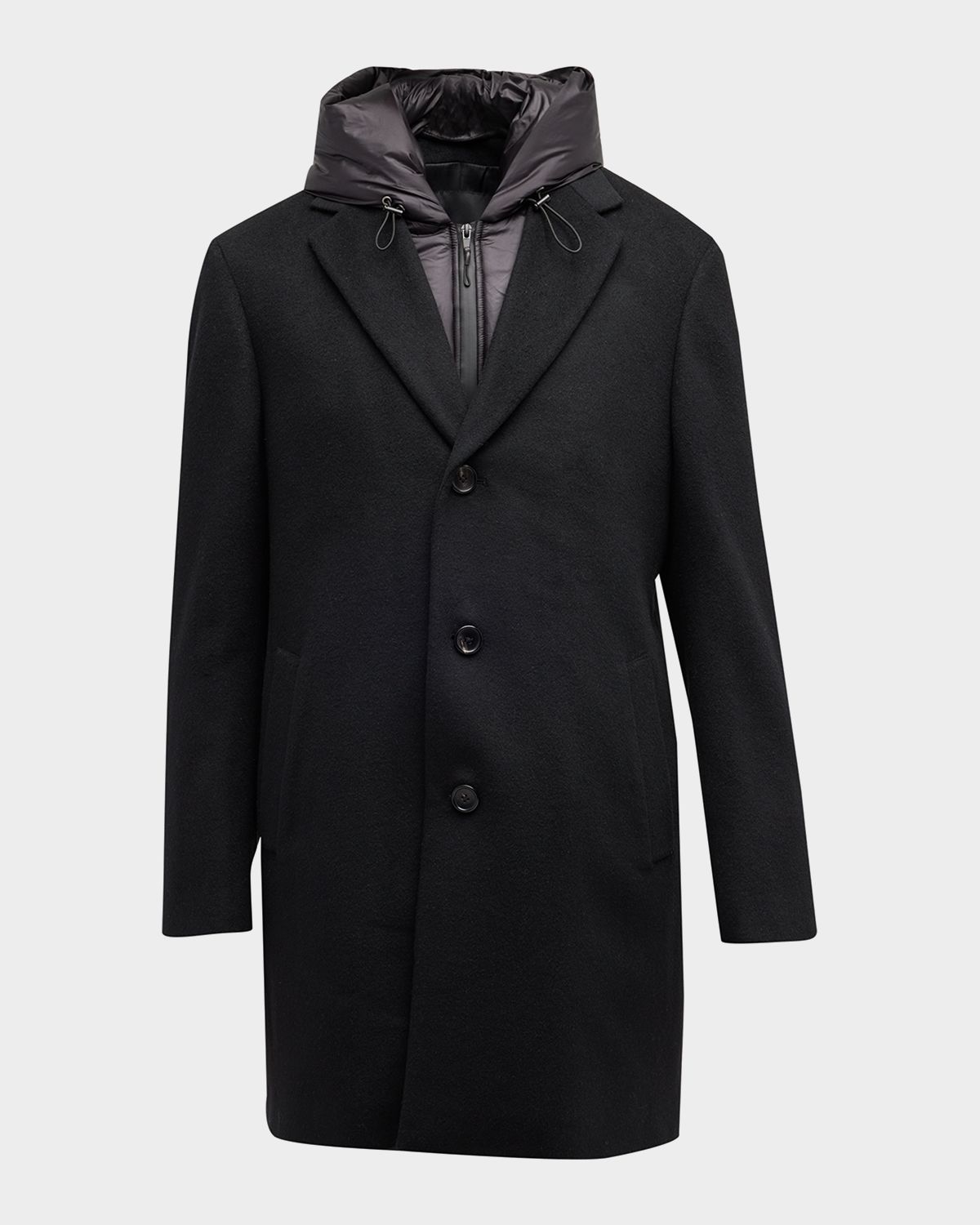 Cardinal of Canada Men 's Trenton Topcoat w/ Insulated Hooded Bib