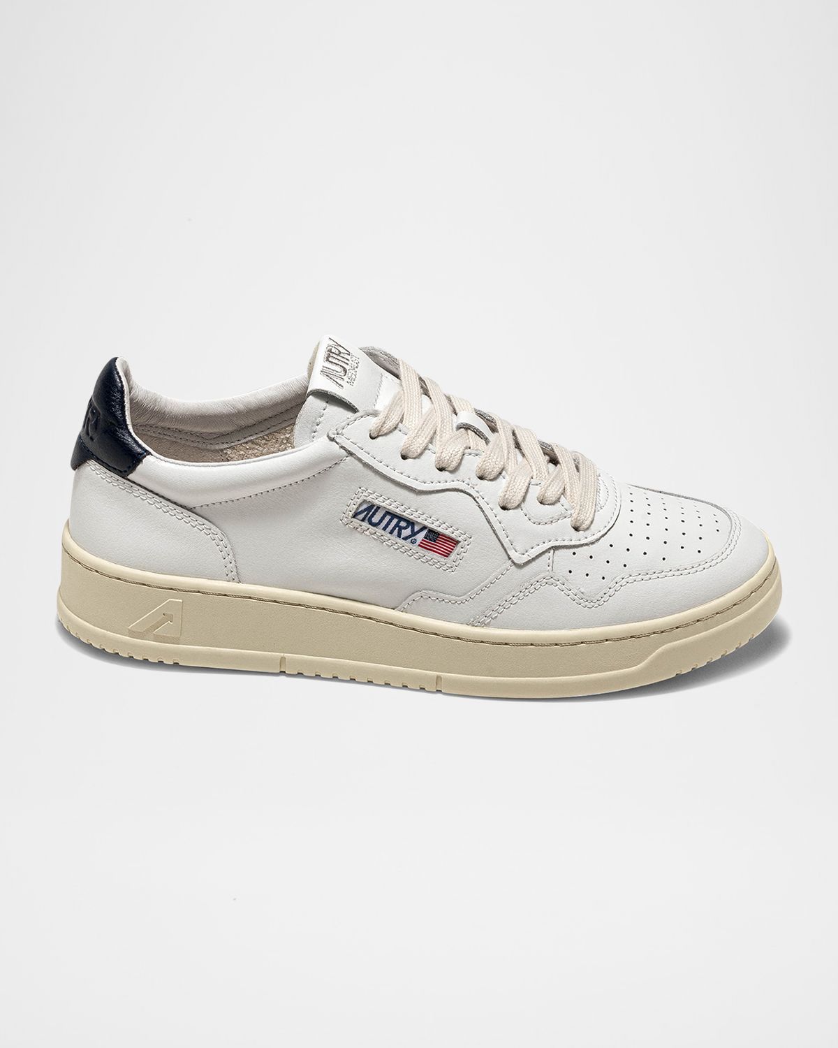 AUTRY Medalist Low-Top Bicolor Leather Sneakers