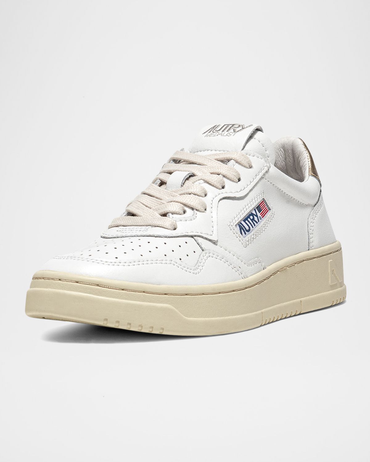 AUTRY Medalist Low-Top Bicolor Leather Sneakers