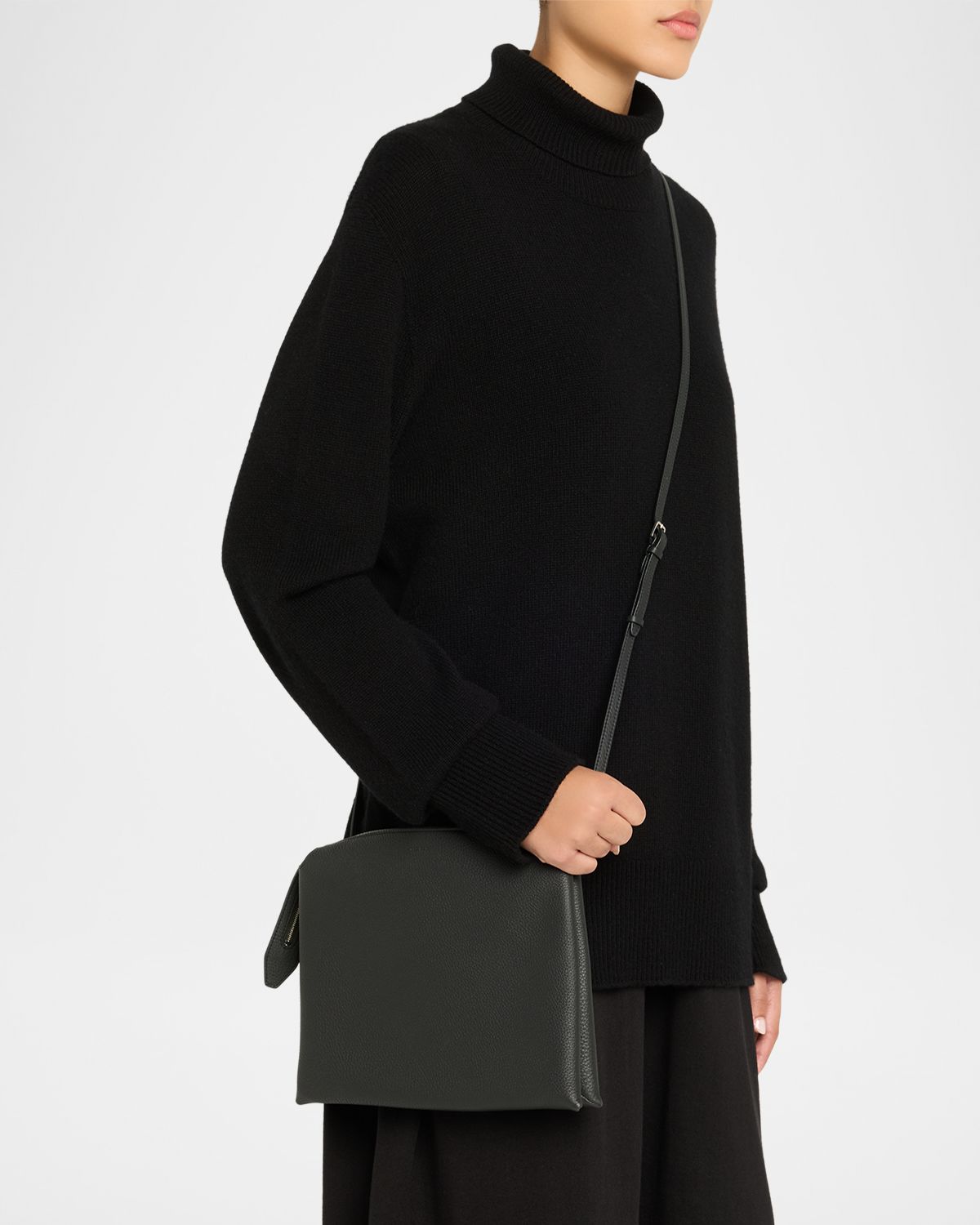 THE ROW Nu Twin Crossbody in Lux Grained Calfskin | Thumbnail 6