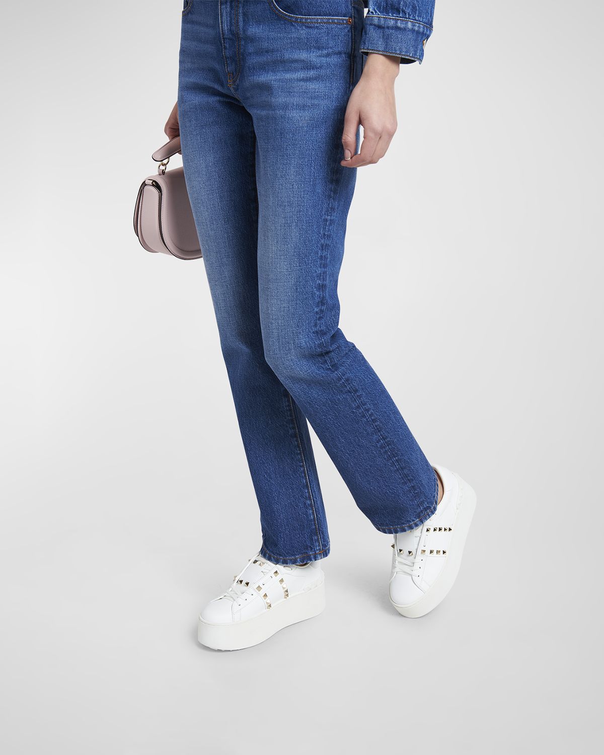 Valentino Garavani Rockstud Untitled Platform Sneakers