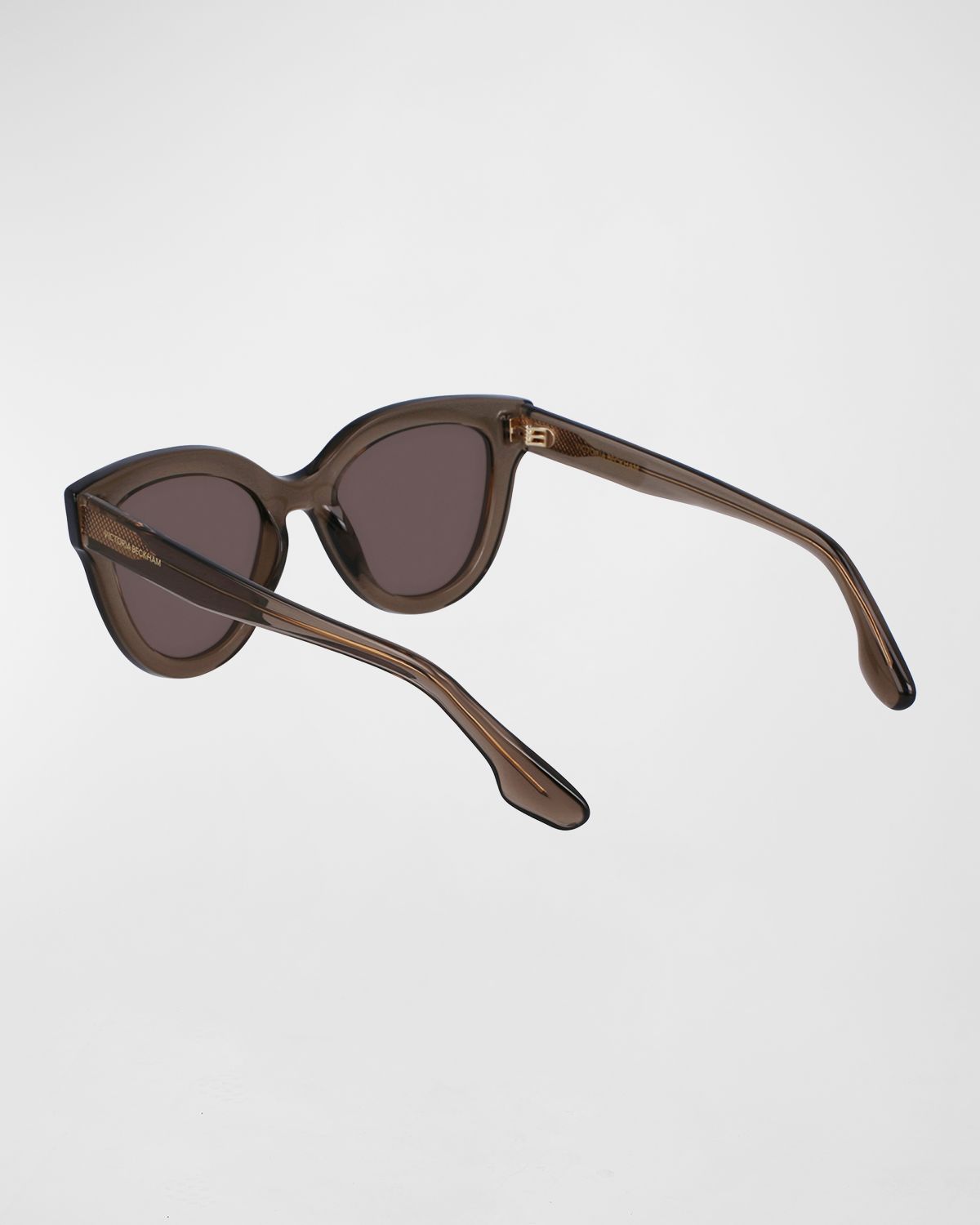 Victoria Beckham Monochrome Acetate Cat-Eye Sunglasses