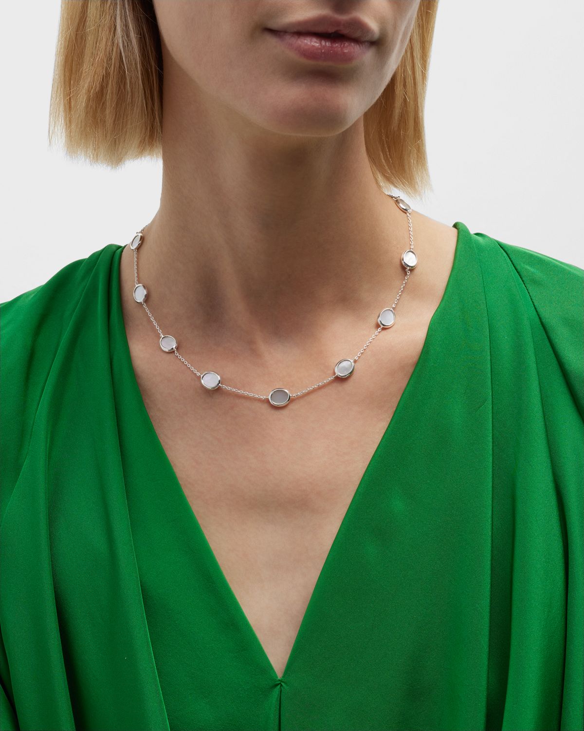 Ippolita Short Confetti Necklace in Sterling Silver