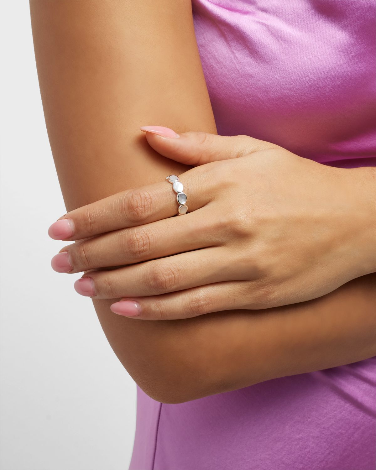 Ippolita All-Around Tiny Ovals Ring in Sterling Silver