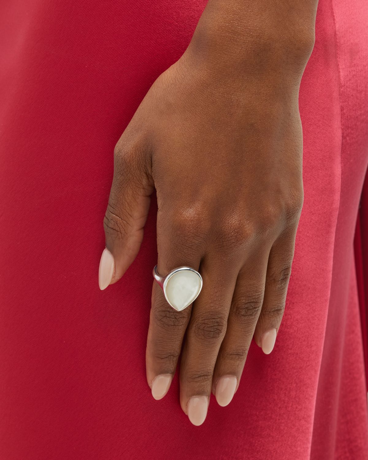 Ippolita Sculptured Teardrop Ring in Sterling Silver