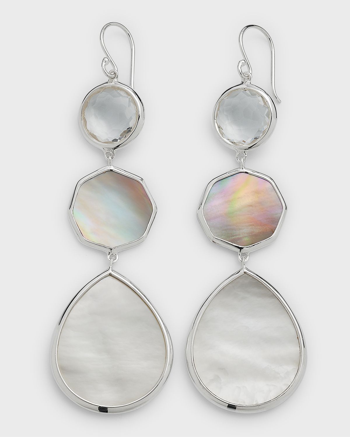 Ippolita 925 Polished Rock Candy Crazy 8s Earrings, Sabbia