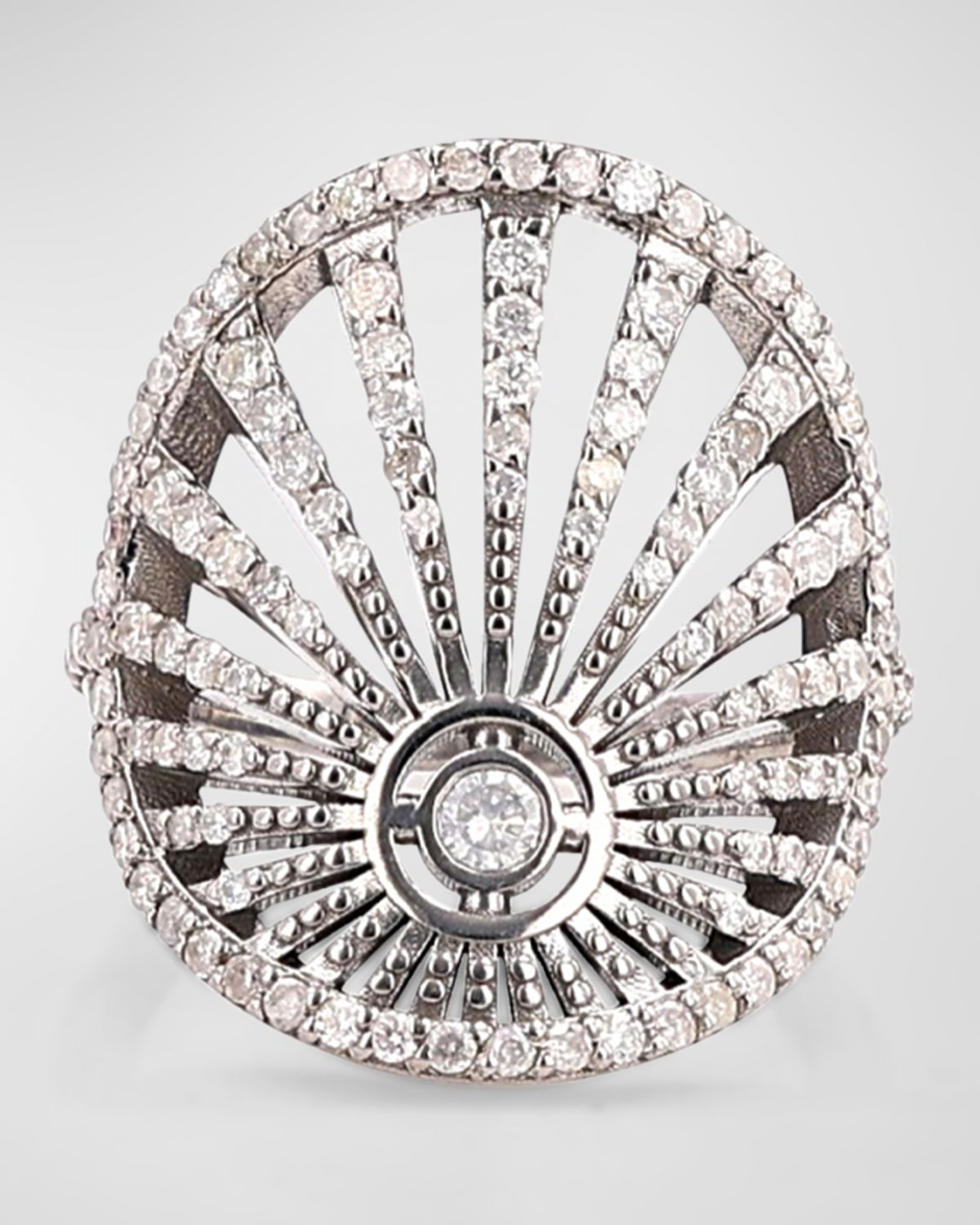 Sheryl Lowe Sunset Saddle Diamond Pave Ring