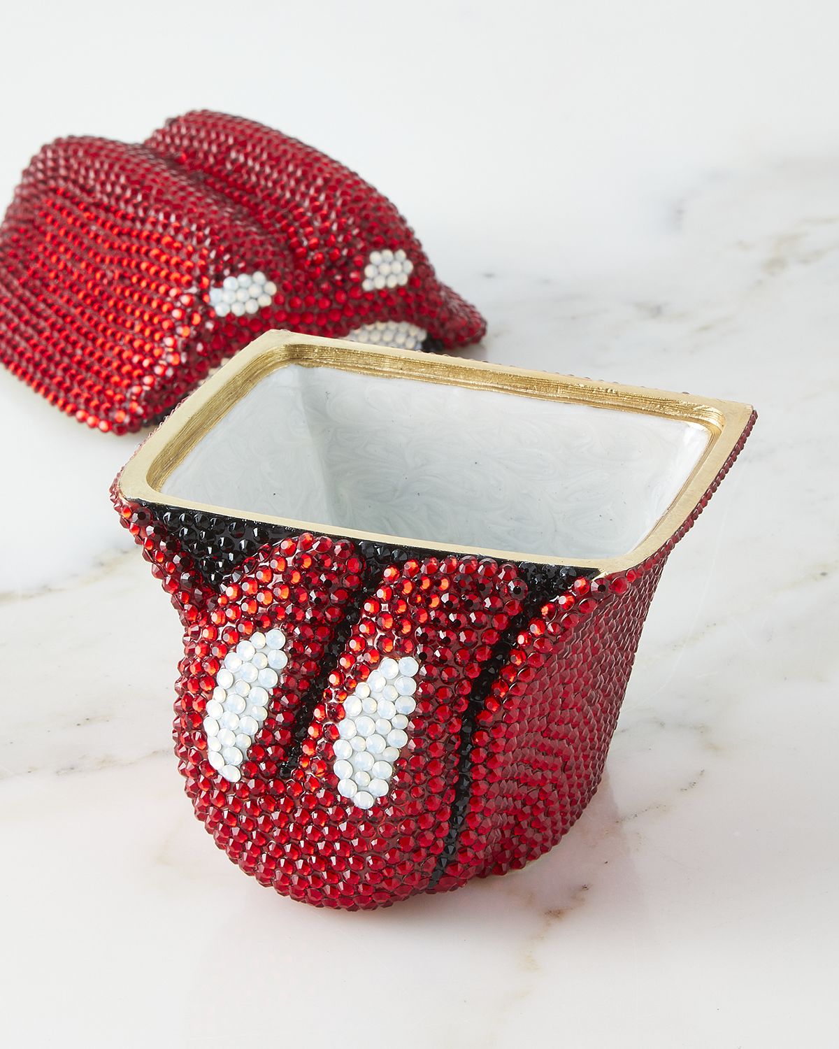 Jay Strongwater Rolling Stones Lip Box