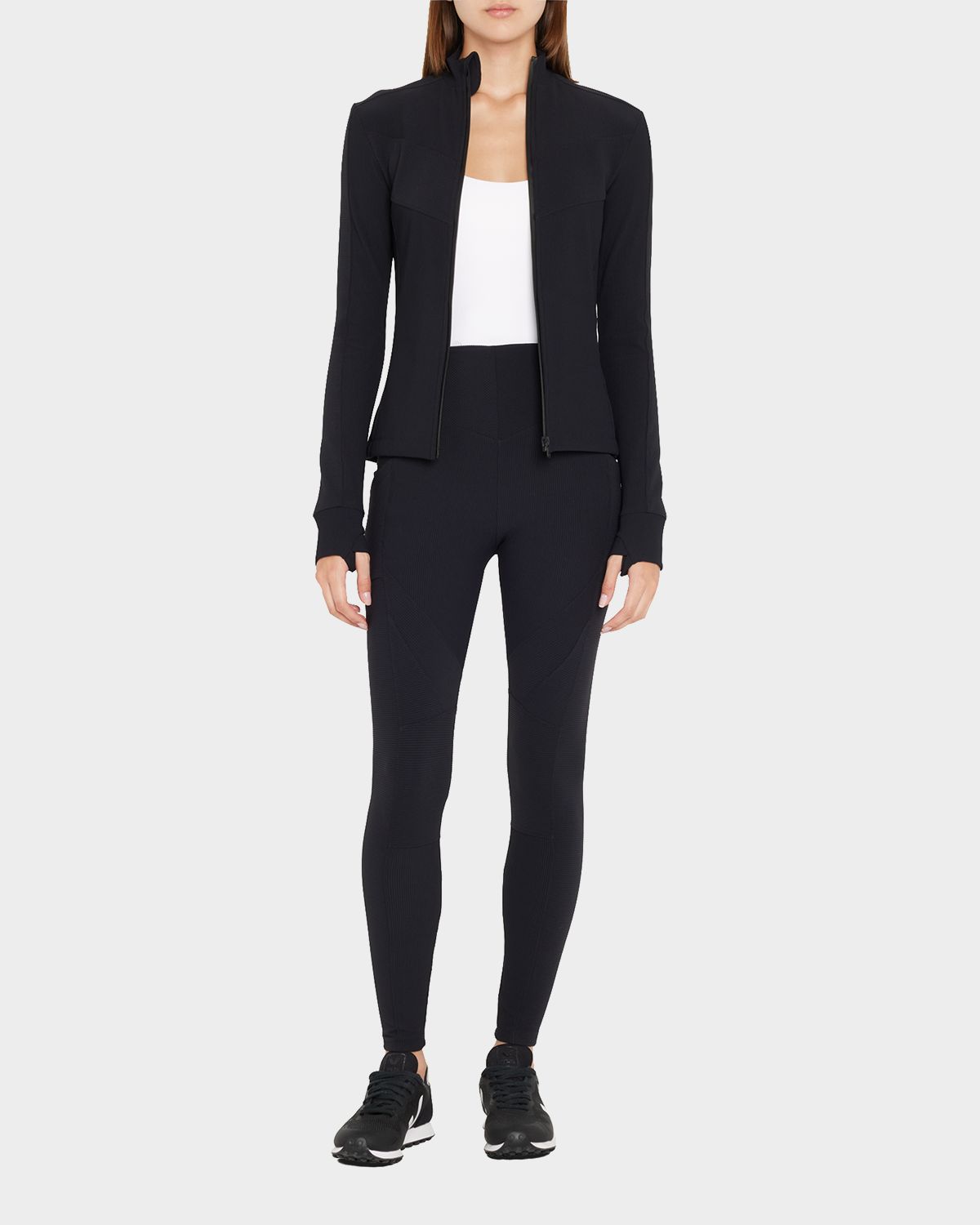 Blanc Noir Directional Rib Leggings