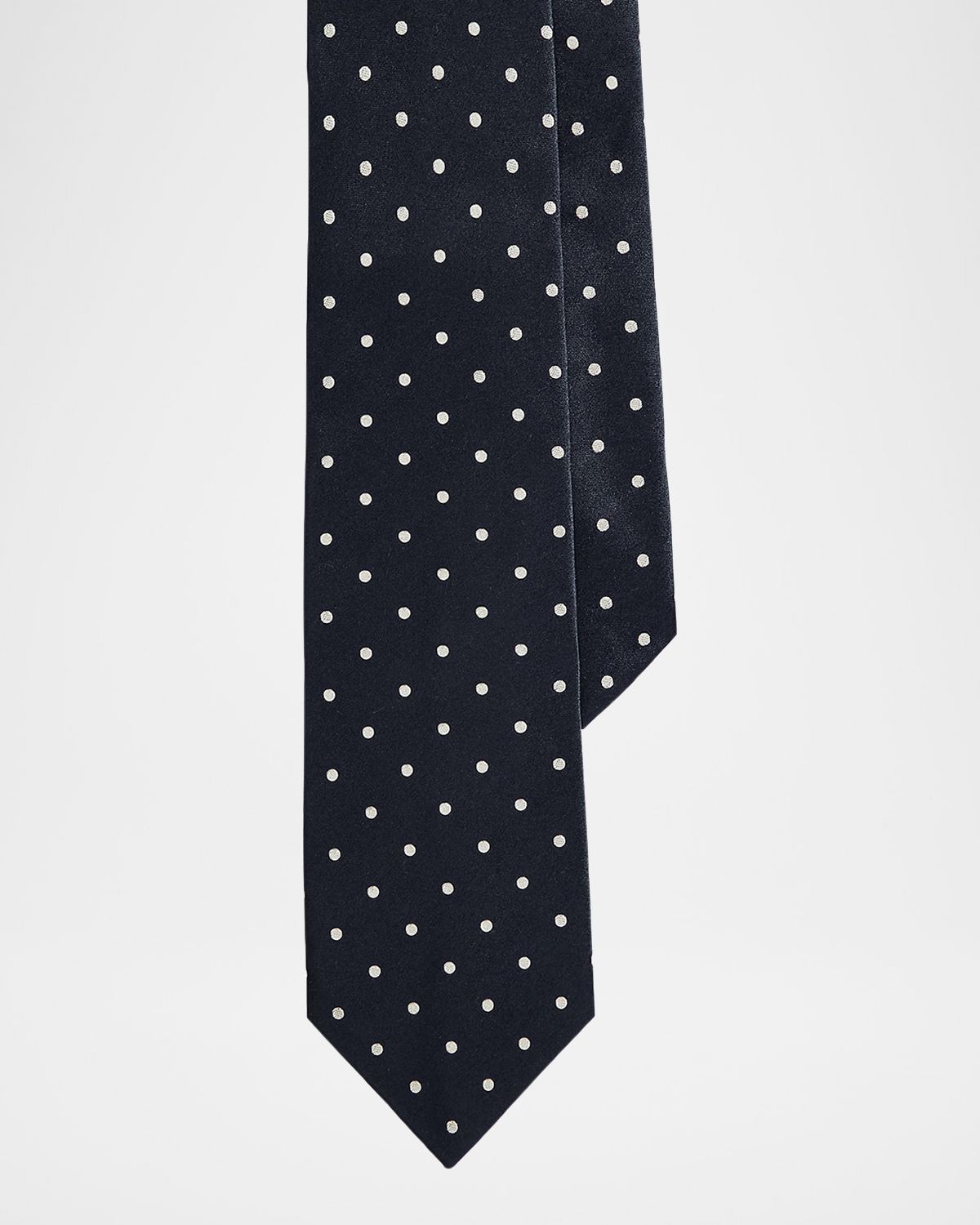 Ralph Lauren Purple Label Polka-Dot Silk Satin Tie | Thumbnail 4 Ralph Lauren Purple Label Polka-Dot Silk Satin Tie | Thumbnail 4