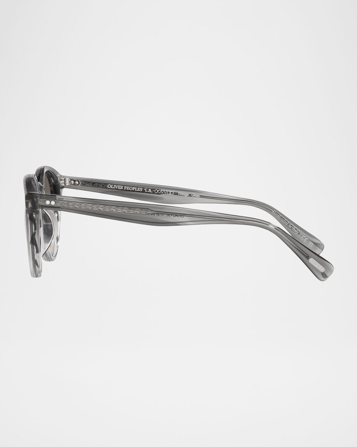 Oliver Peoples Men 's The Romare Sun Keyhole-Bridge Round Sunglasses