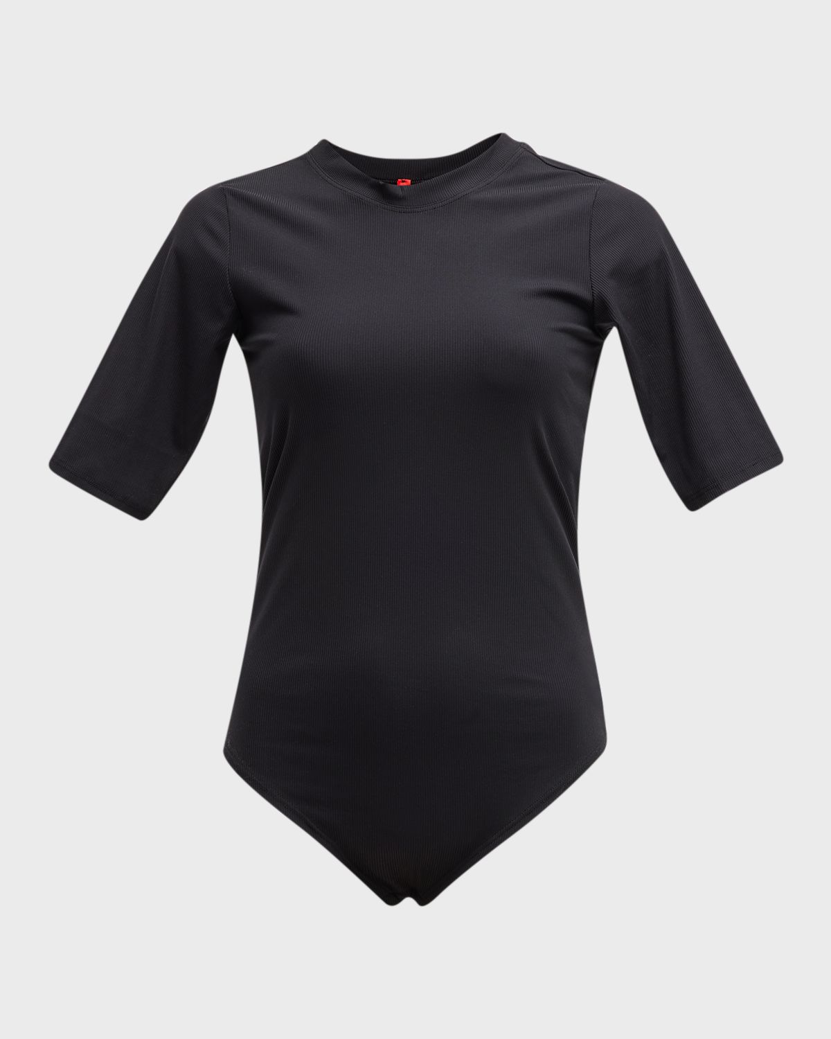 Spanx Suit Yourself Ribbed Short-Sleeve Bodysuit