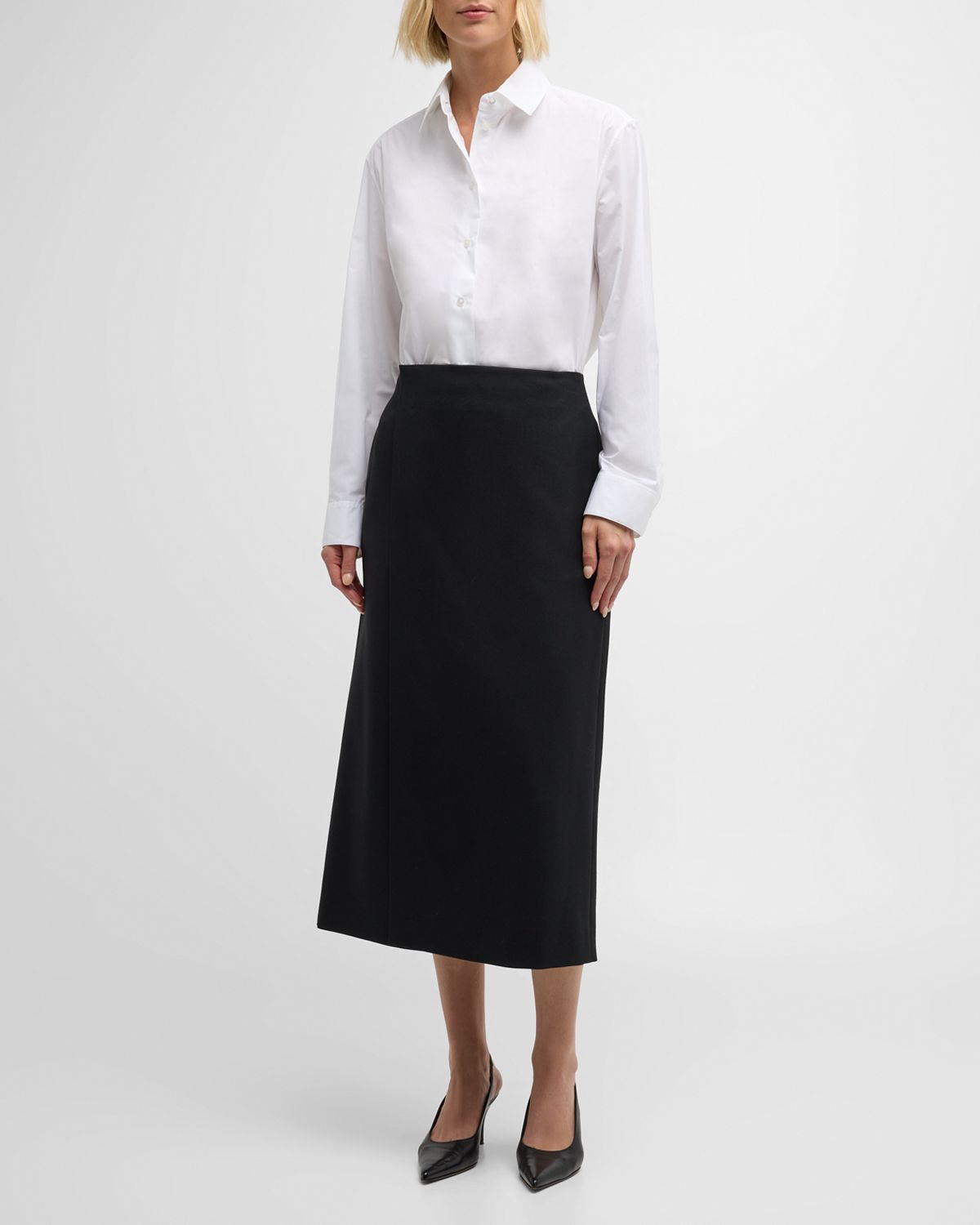 THE ROW Sisilia Menswear Poplin Shirt