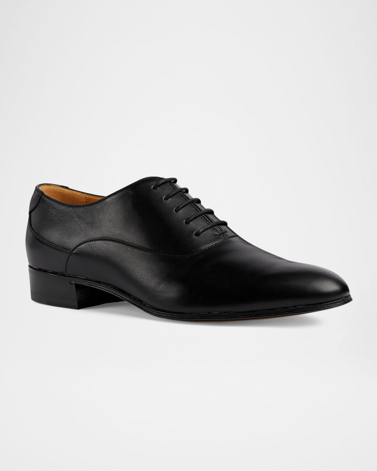 Gucci Men 's Adel Double G Leather Oxfords