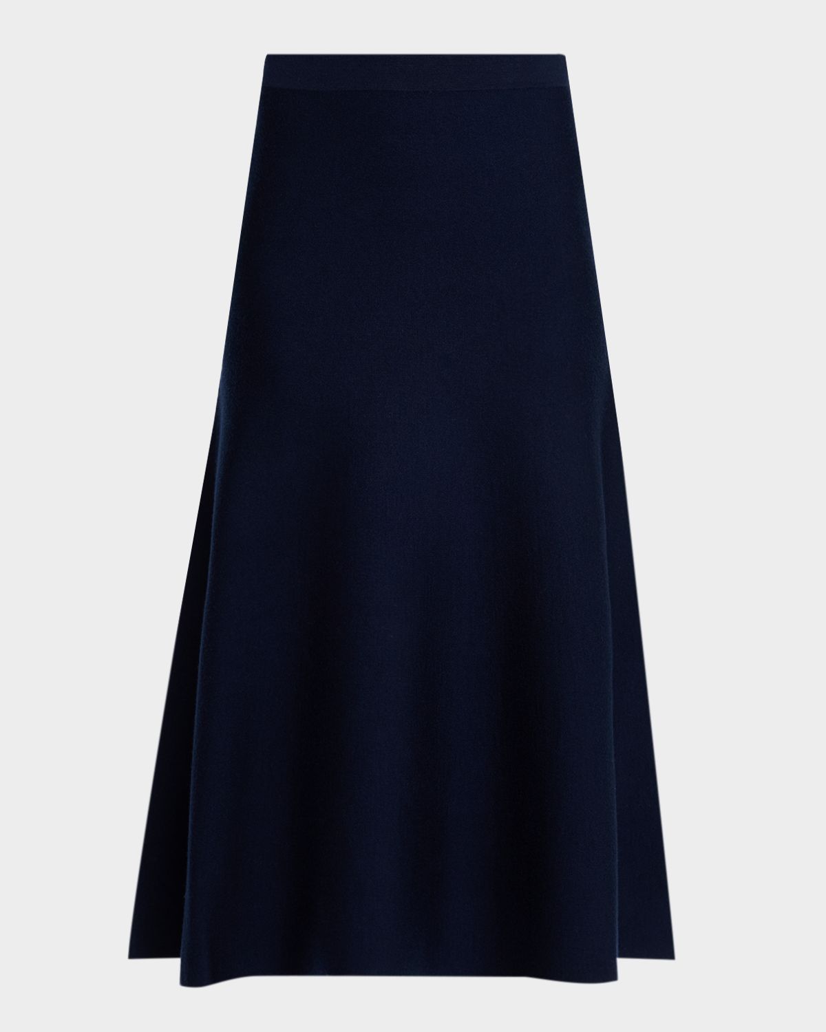 Gabriela Hearst Freddie Midi Wool-Cashmere Skirt