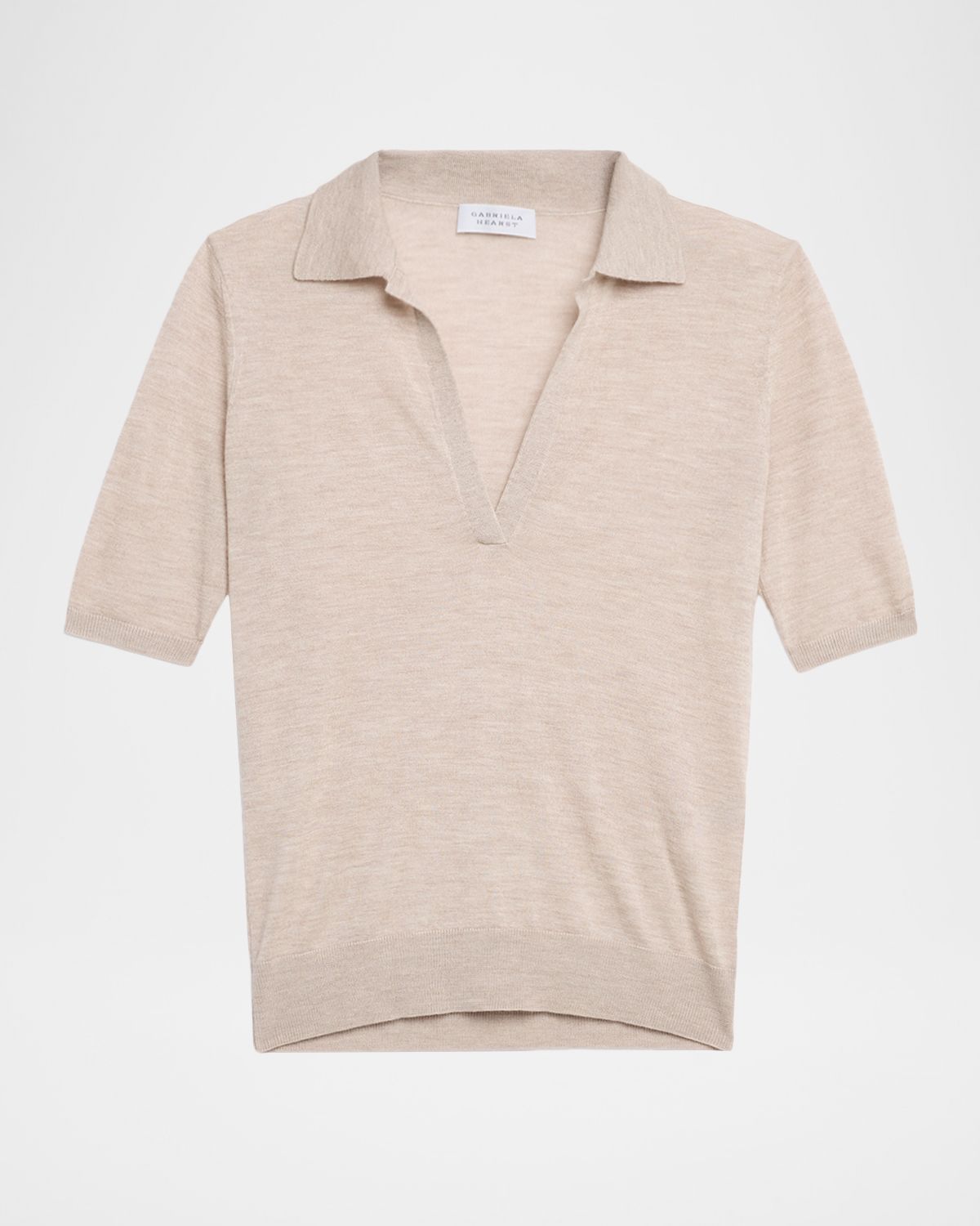 Gabriela Hearst Frank Cashmere Polo Top | Thumbnail 6 Gabriela Hearst Frank Cashmere Polo Top | Thumbnail 6
