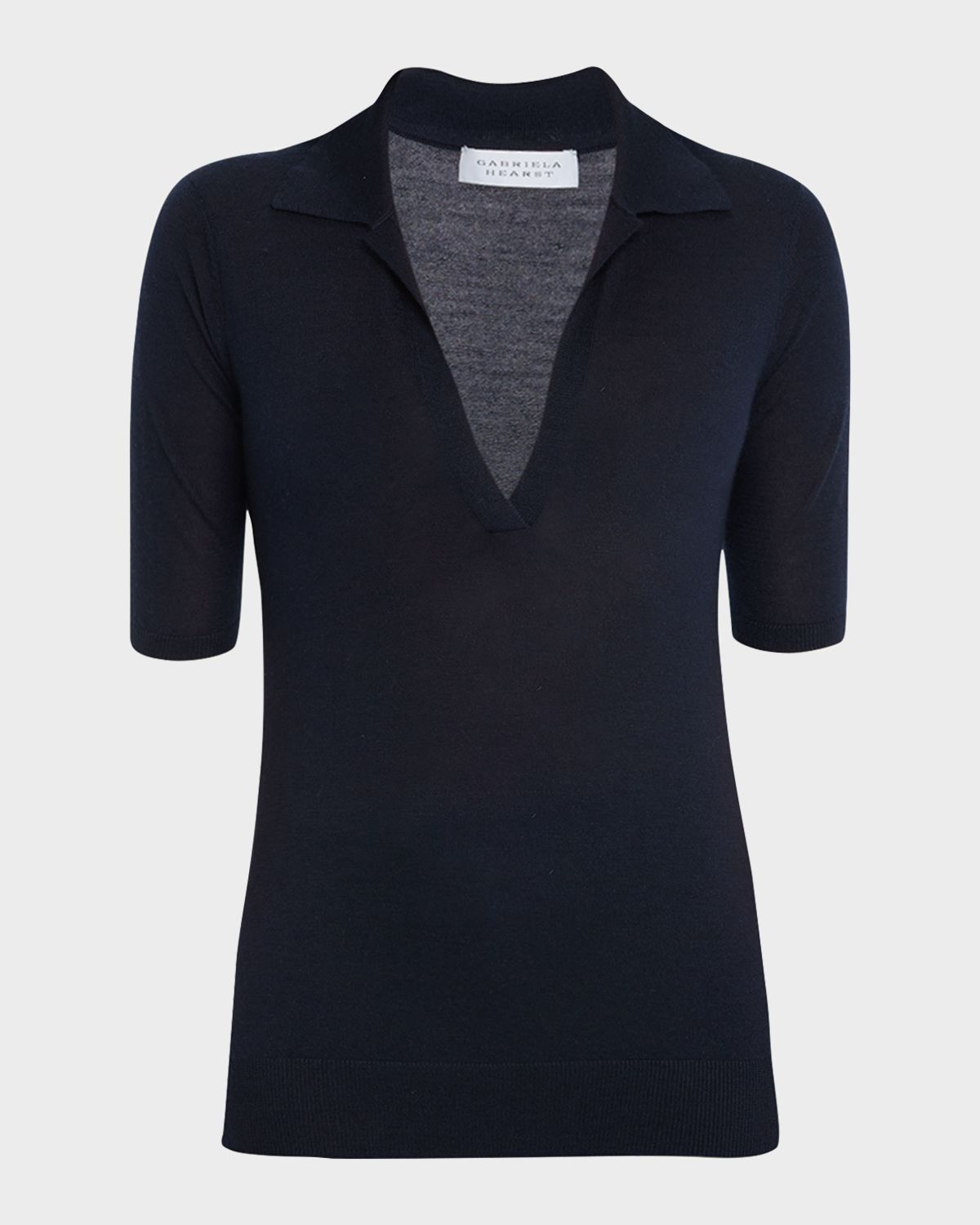 Gabriela Hearst Frank Cashmere Polo Top | Thumbnail 6 Gabriela Hearst Frank Cashmere Polo Top | Thumbnail 6