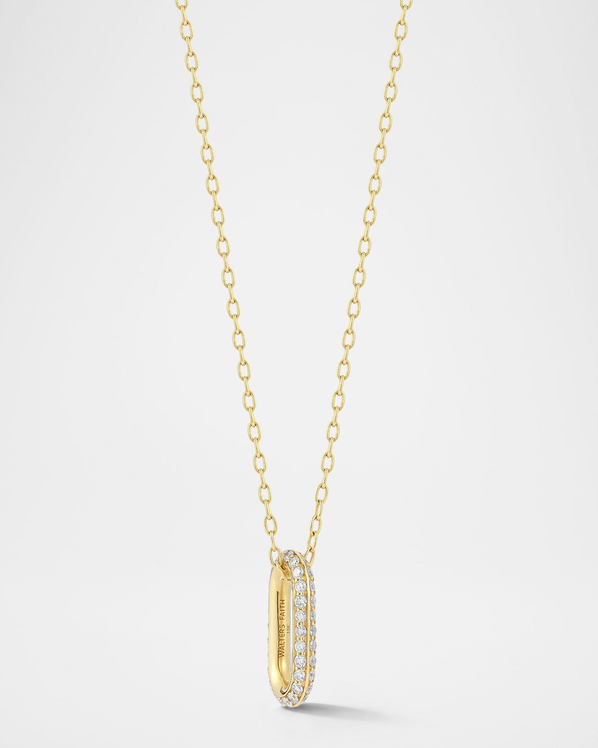 Walters Faith 18K Yellow Gold Chain Link Necklace, 24"L