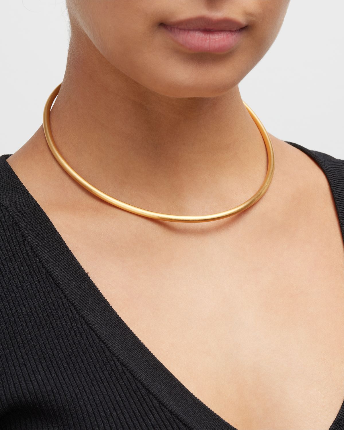 NEST Jewelry 24K Gold-Plated Collar Necklace