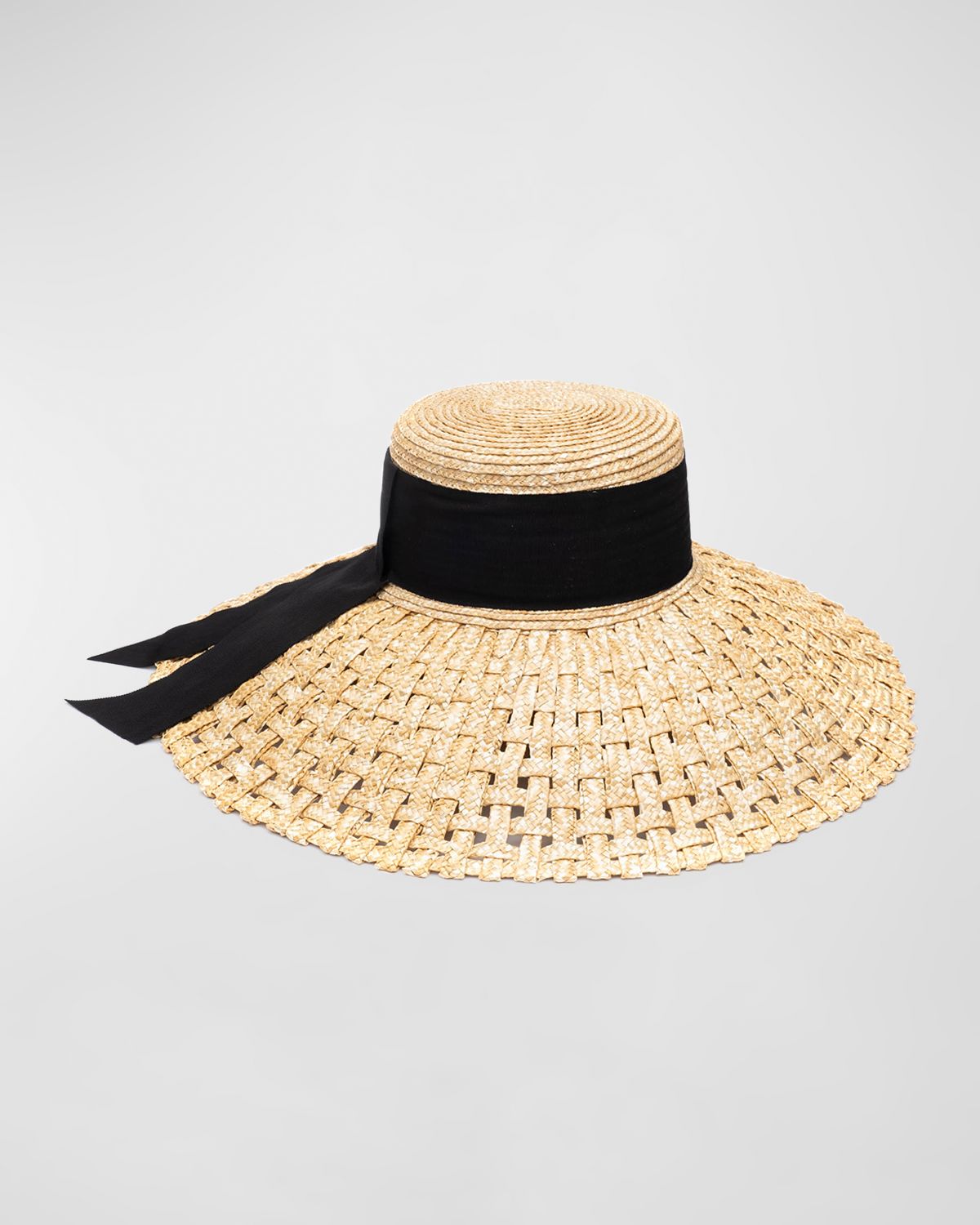 Eugenia Kim Mirabel Natural Straw Wide-Brim Sun Hat