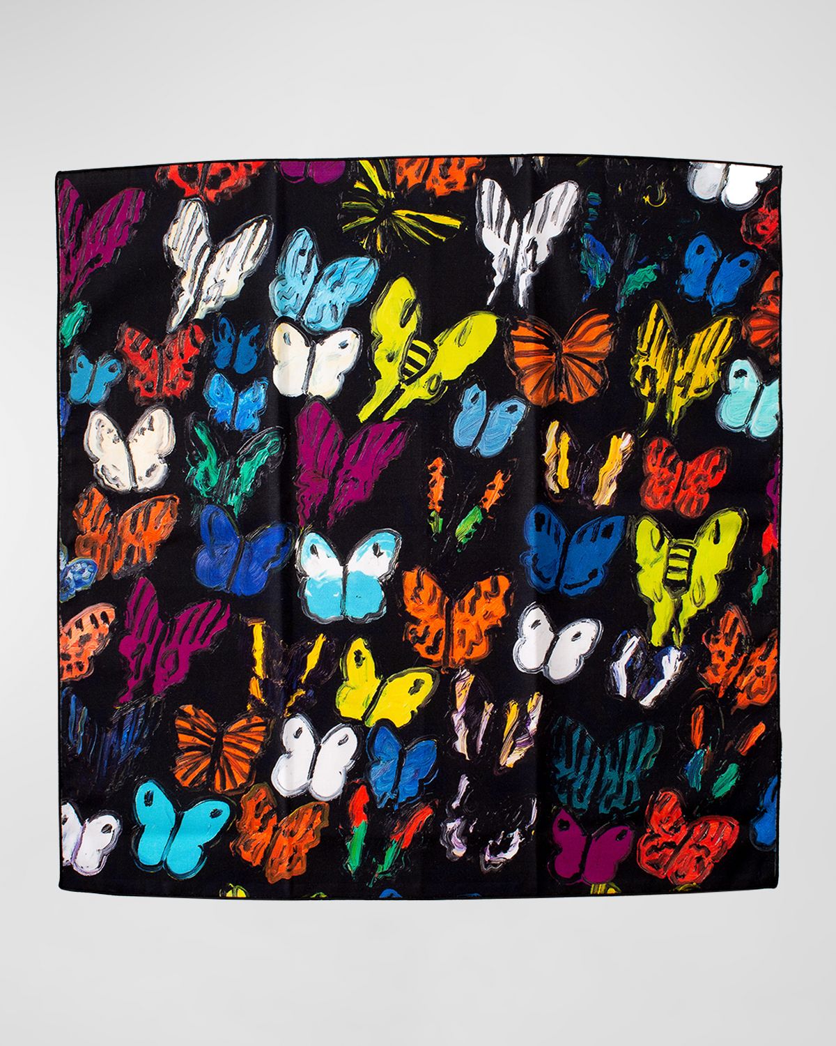 Hunt Slonem Butterflies In Flight Cotton Dinner Napkin