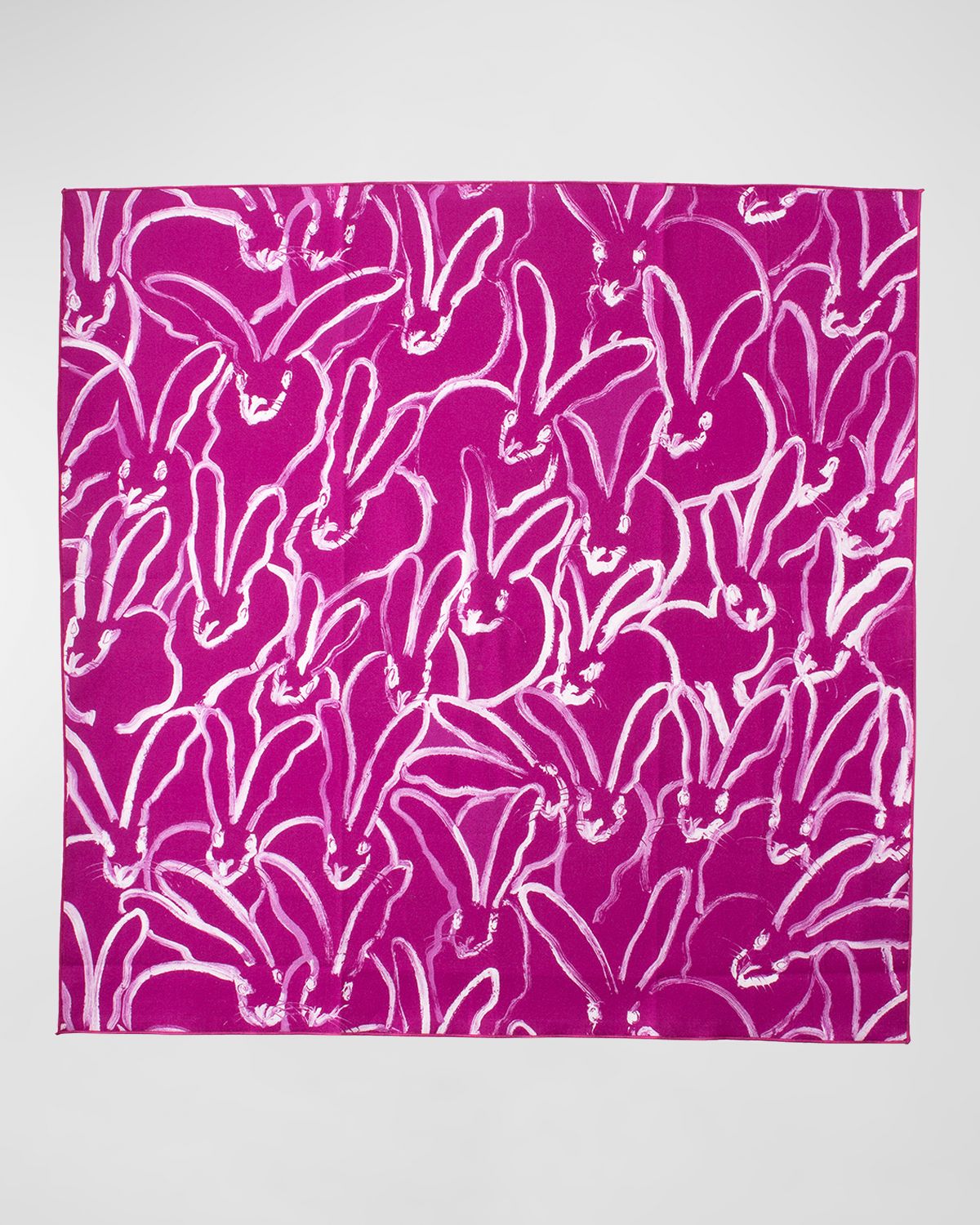 Hunt Slonem Rabbit Run Cotton Dinner Napkin