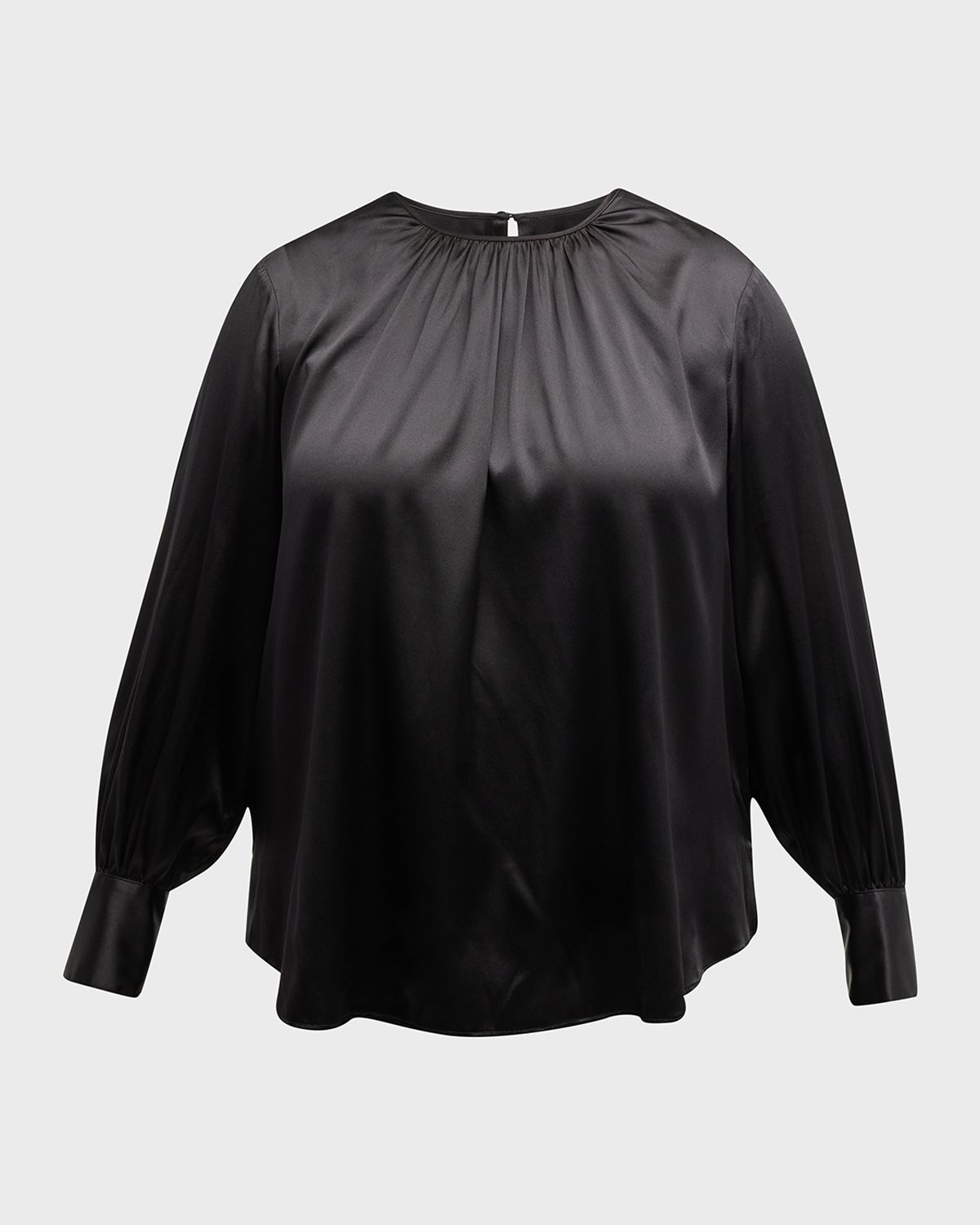 Gabriella Rossetti Mimosa Shirring Silk Blouse