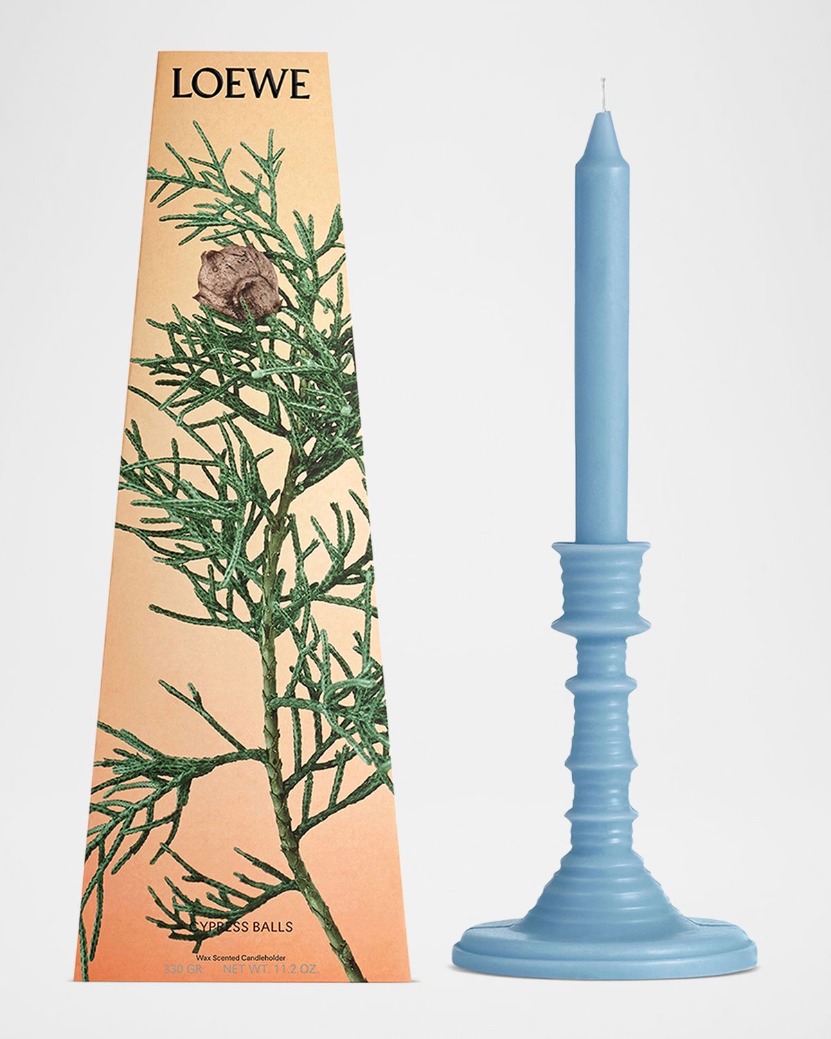 Loewe 11.9 oz. Cypress Balls Wax Candleholder