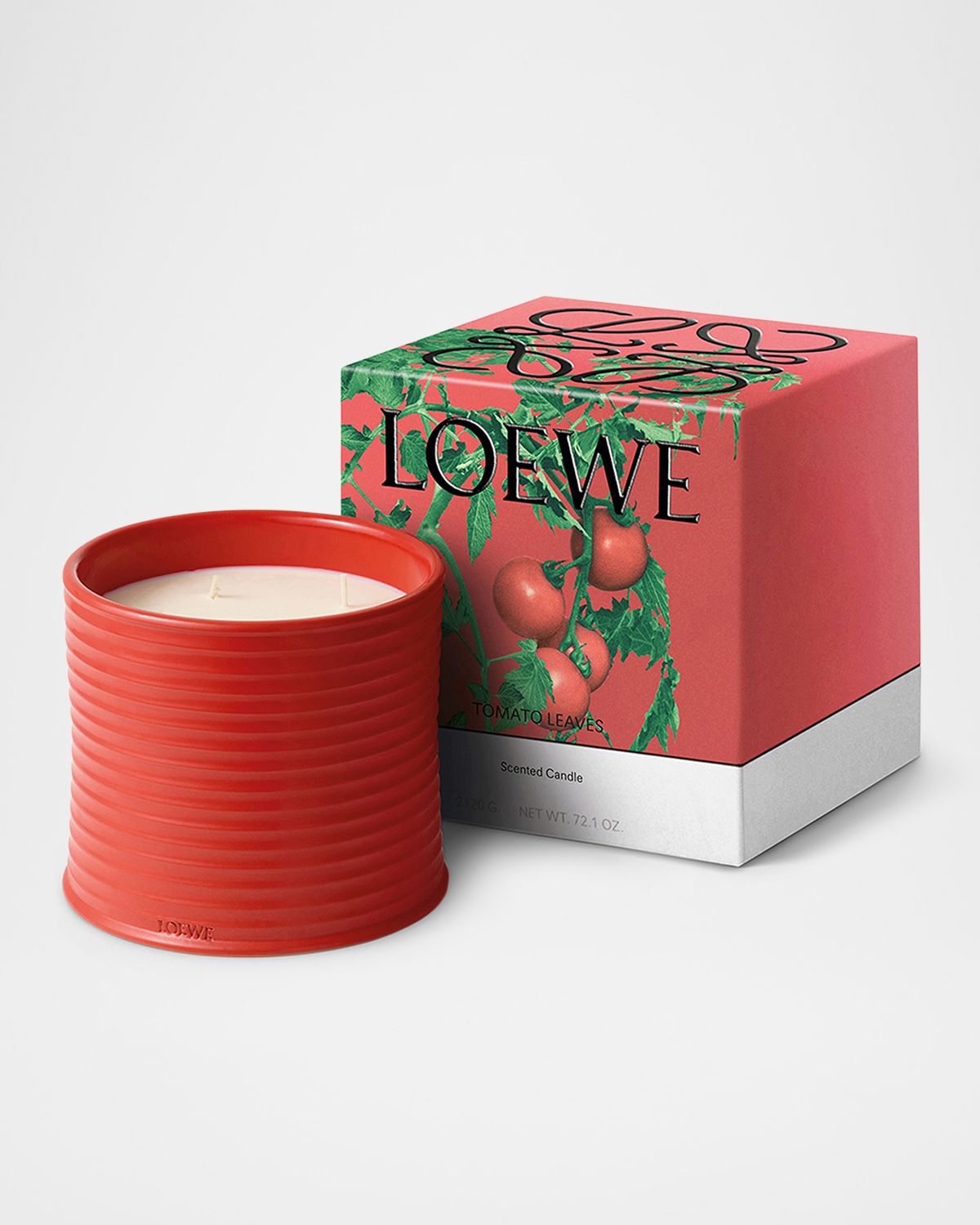 Loewe Large Tomato Leaves Candle, 74.8 oz.