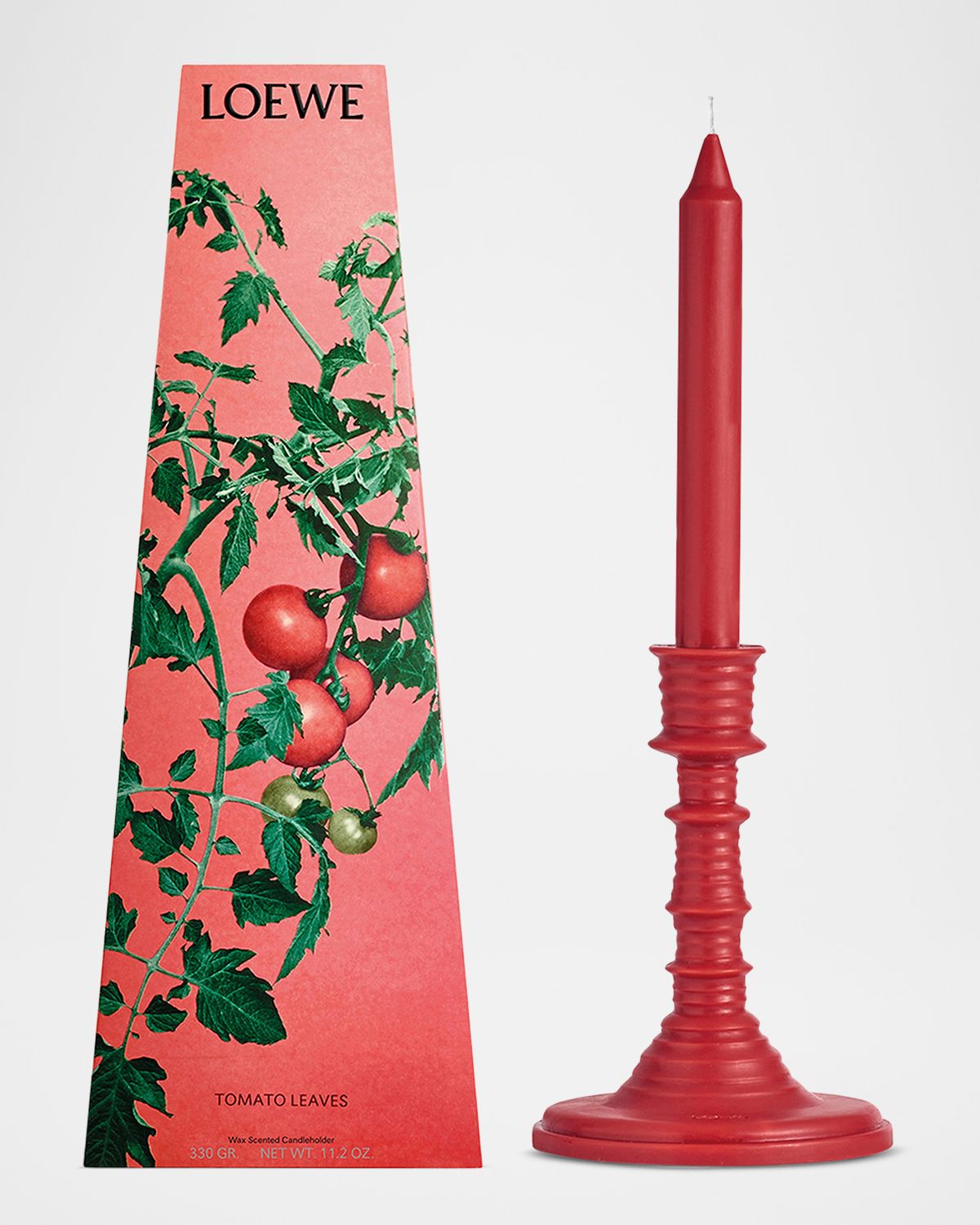 Loewe 11.9 oz. Tomato Leaves Wax Candleholder