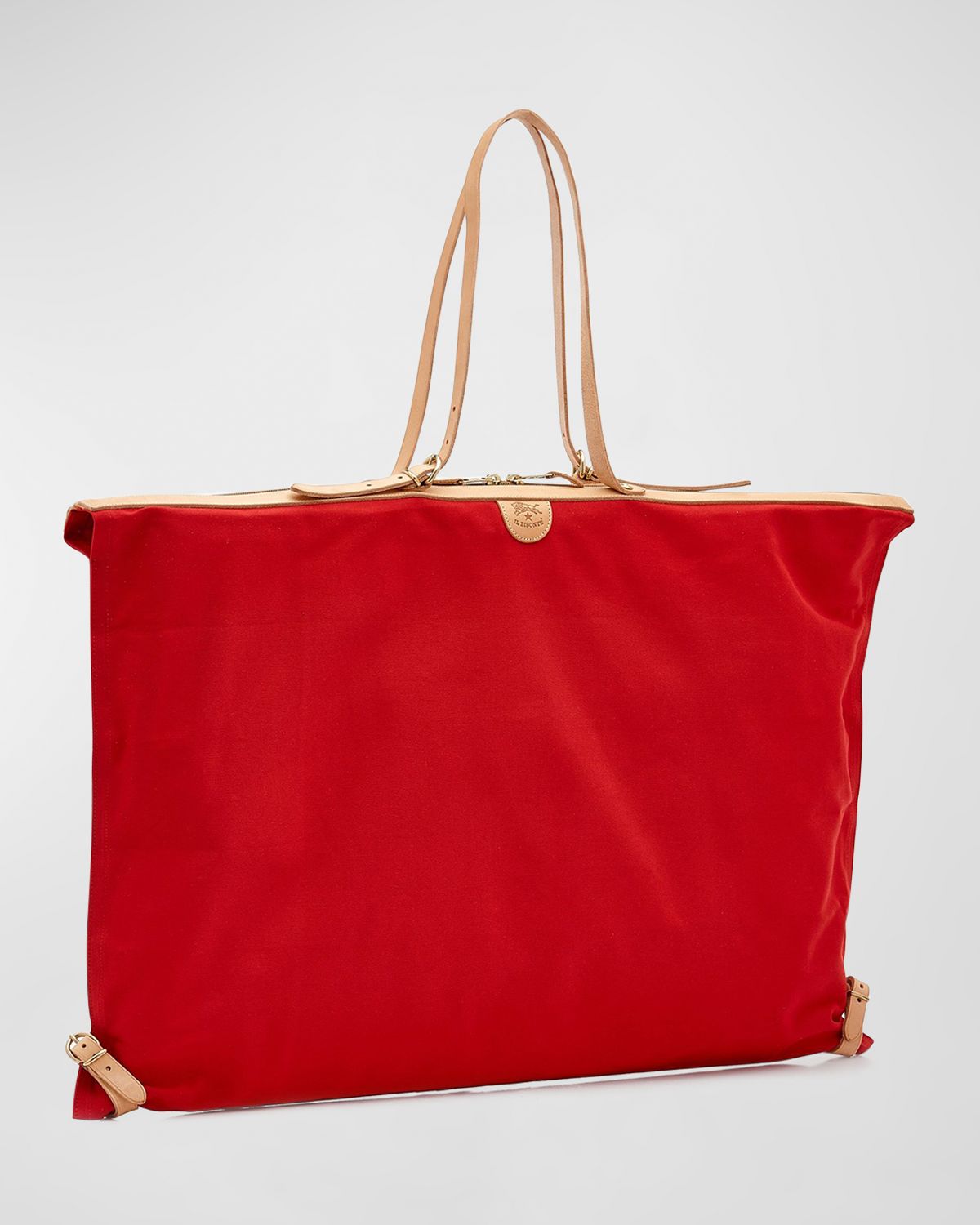 Il Bisonte Caramella Transformable Buckle Zip Tote Bag