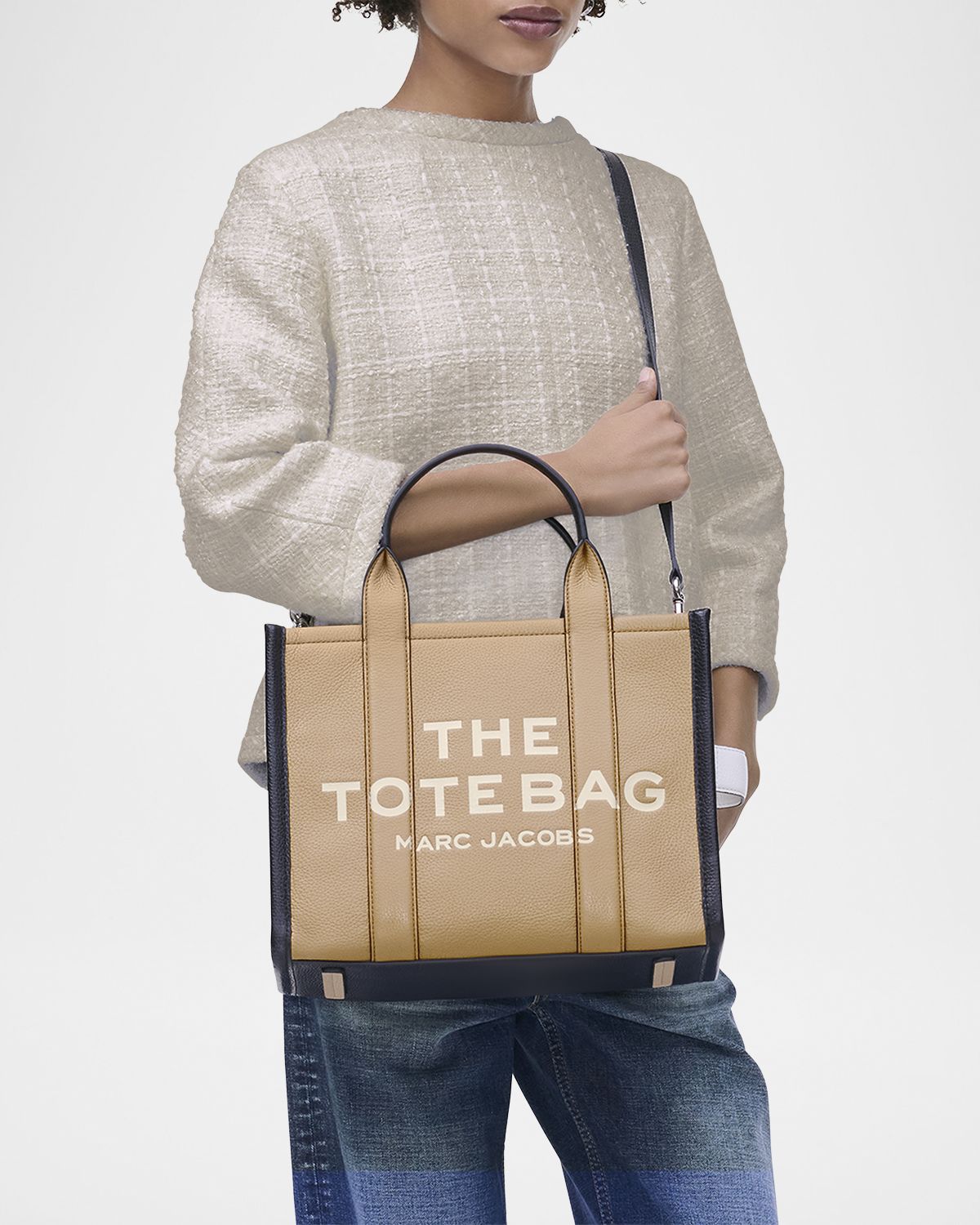 Marc Jacobs The Colorblock Medium Leather Tote Bag