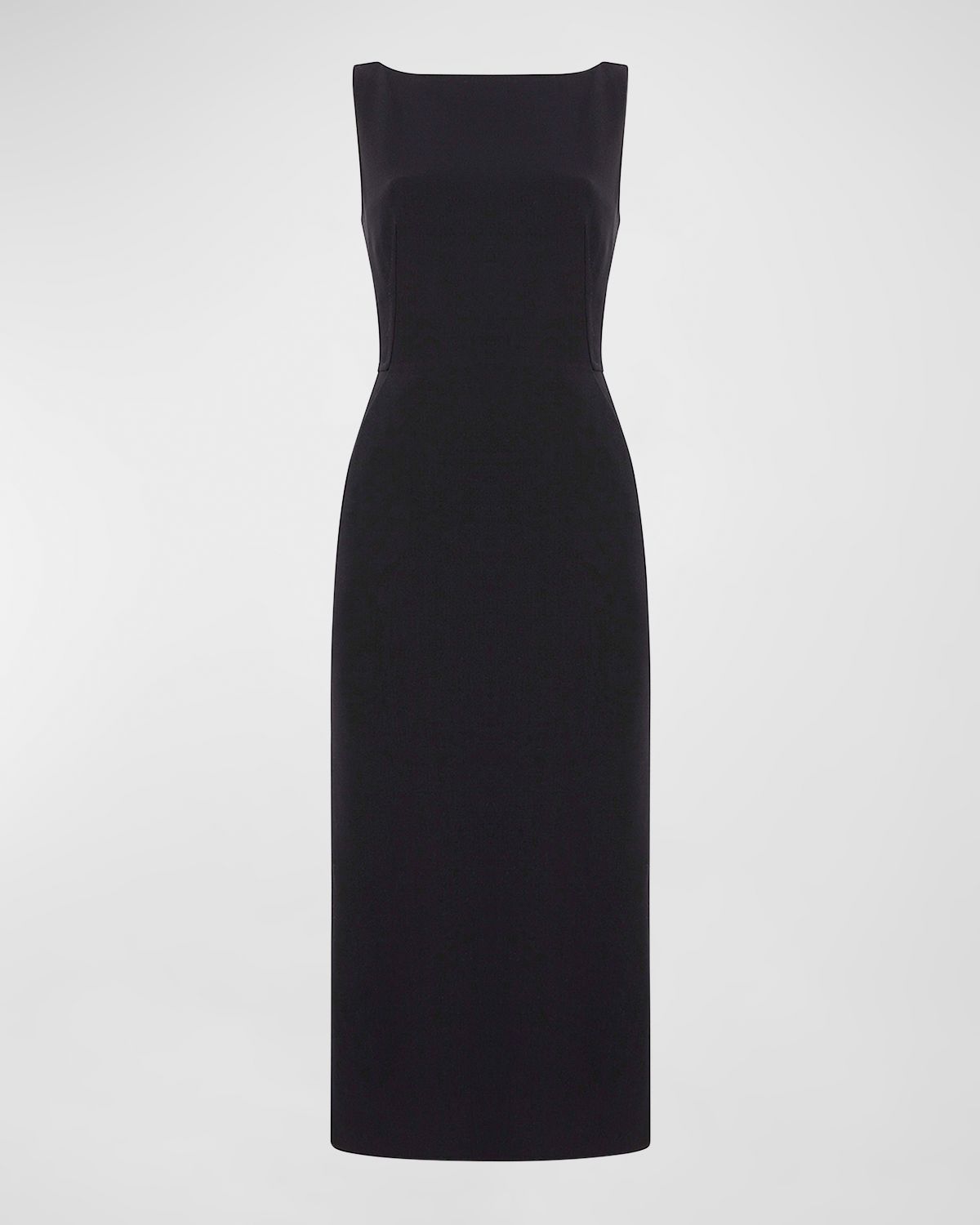 Another Tomorrow Doppio Fitted Midi Dress | Thumbnail 5