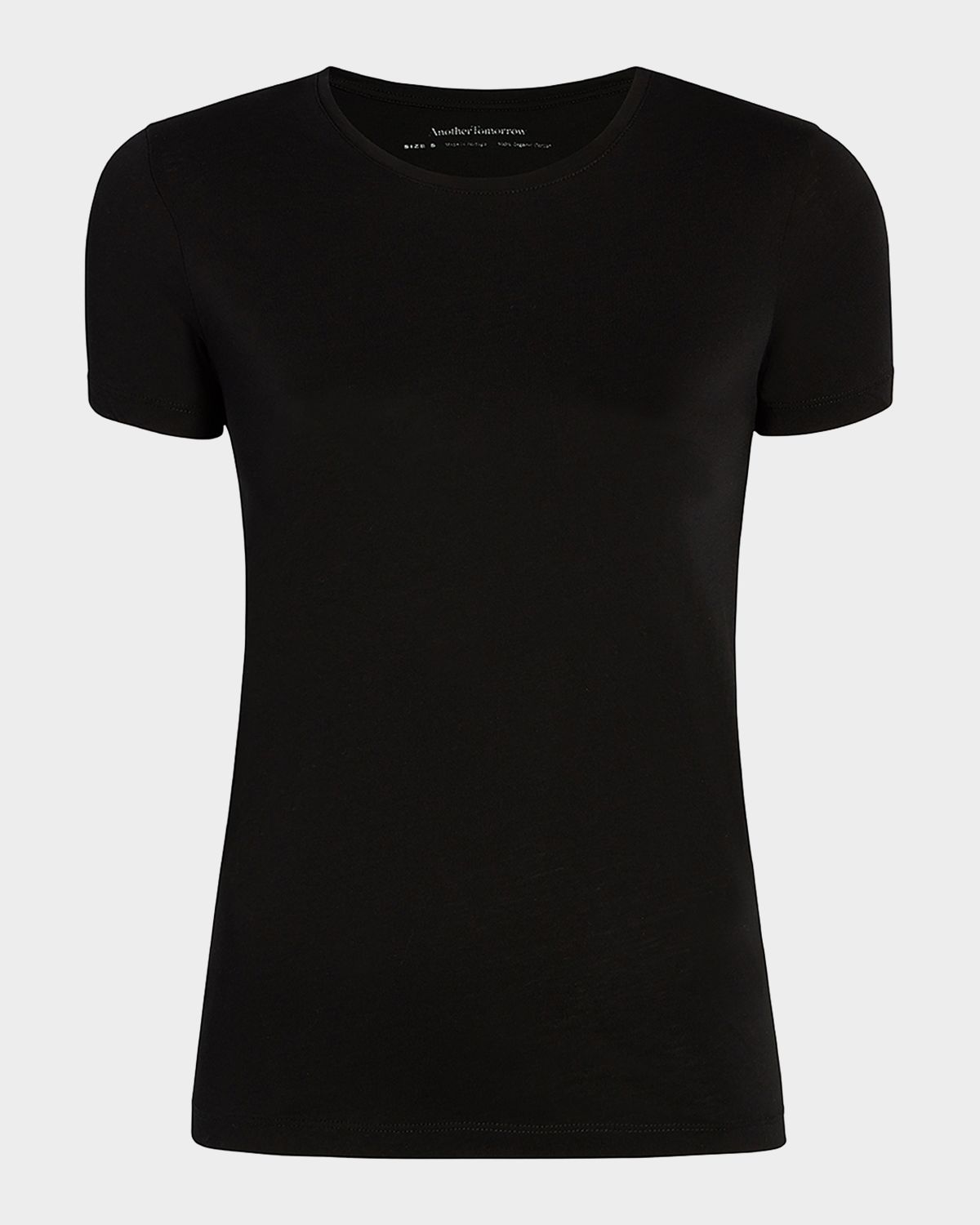 Another Tomorrow Crew-Neck Cotton Tee | Thumbnail 5