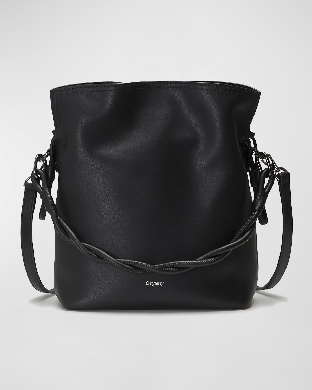 Oryany Madeleine Leather Top-Handle Bucket Bag