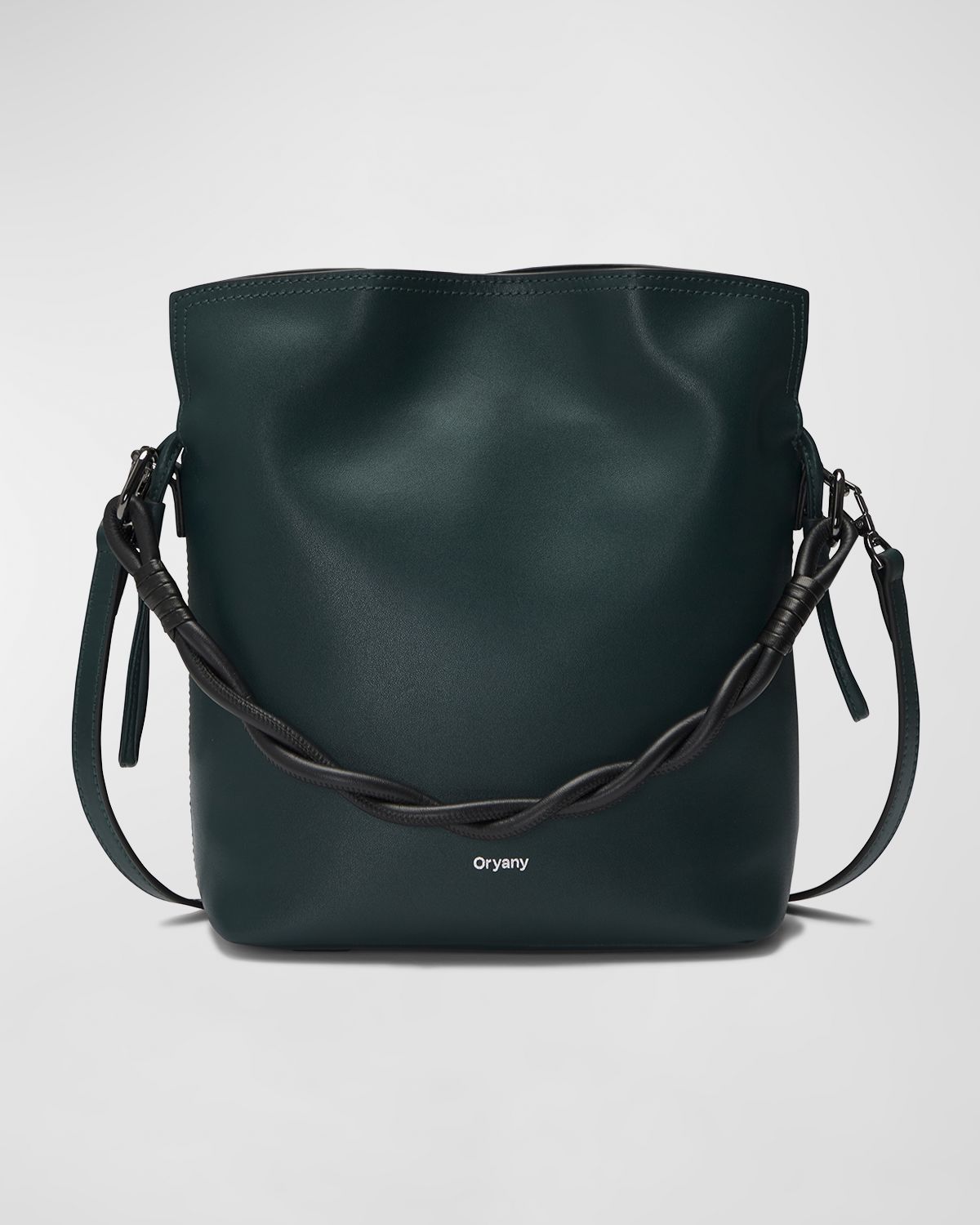 Oryany Madeleine Leather Top-Handle Bucket Bag
