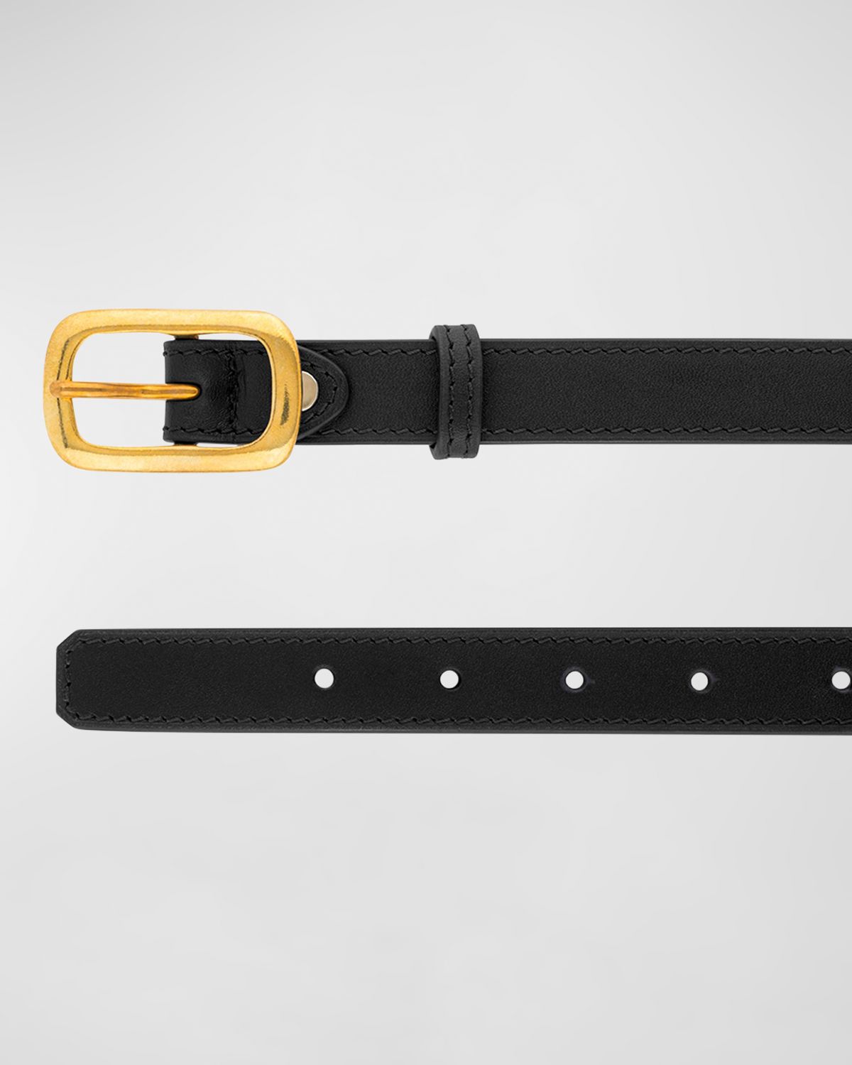 Vaincourt Paris La Petite Captivante Leather & Brass Belt