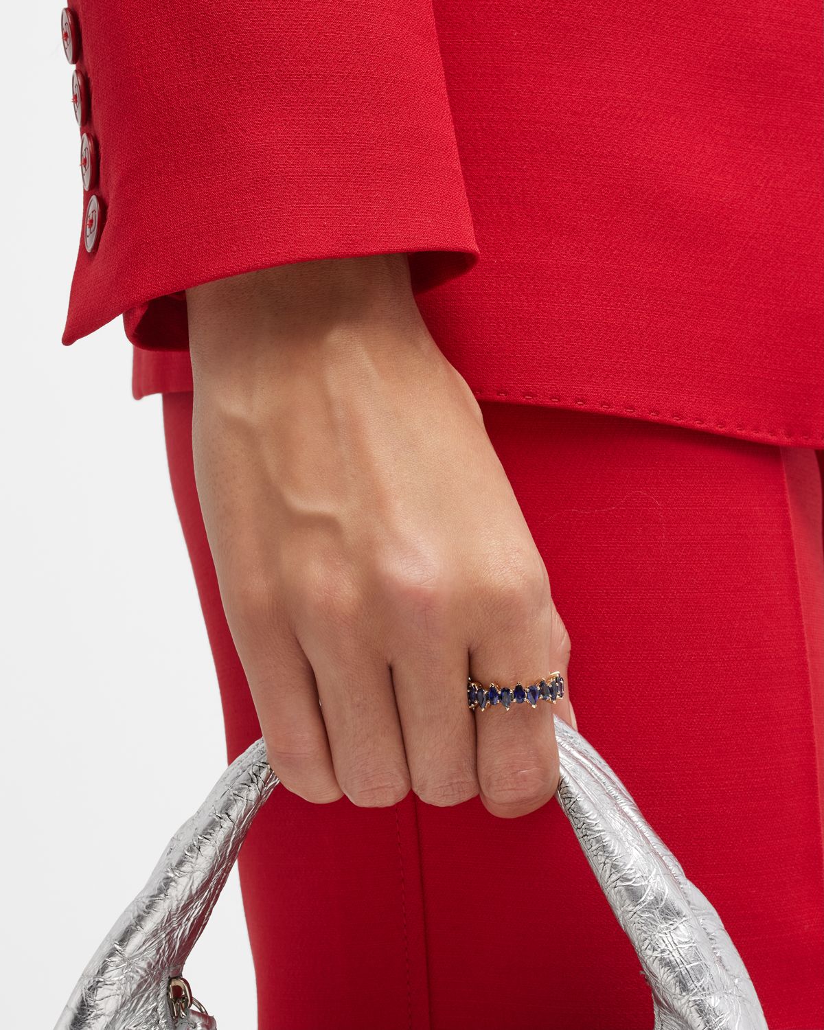 Kastel Jewelry 14K Yellow Gold Kora Blue Sapphire Ring, Size 7