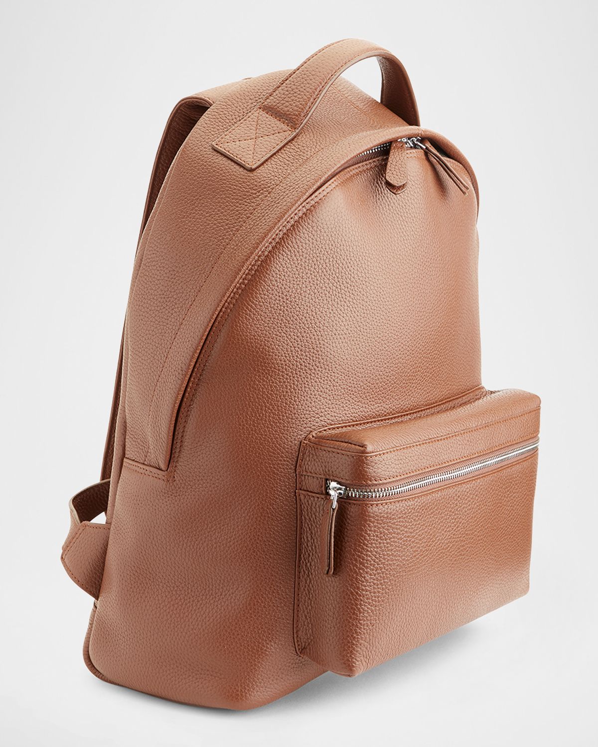 ROYCE New York Monogrammed Leather 13" Laptop Backpack