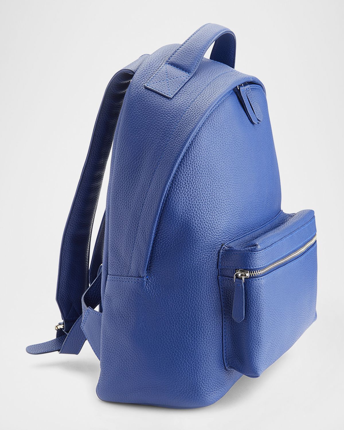 ROYCE New York Monogrammed Leather 13" Laptop Backpack