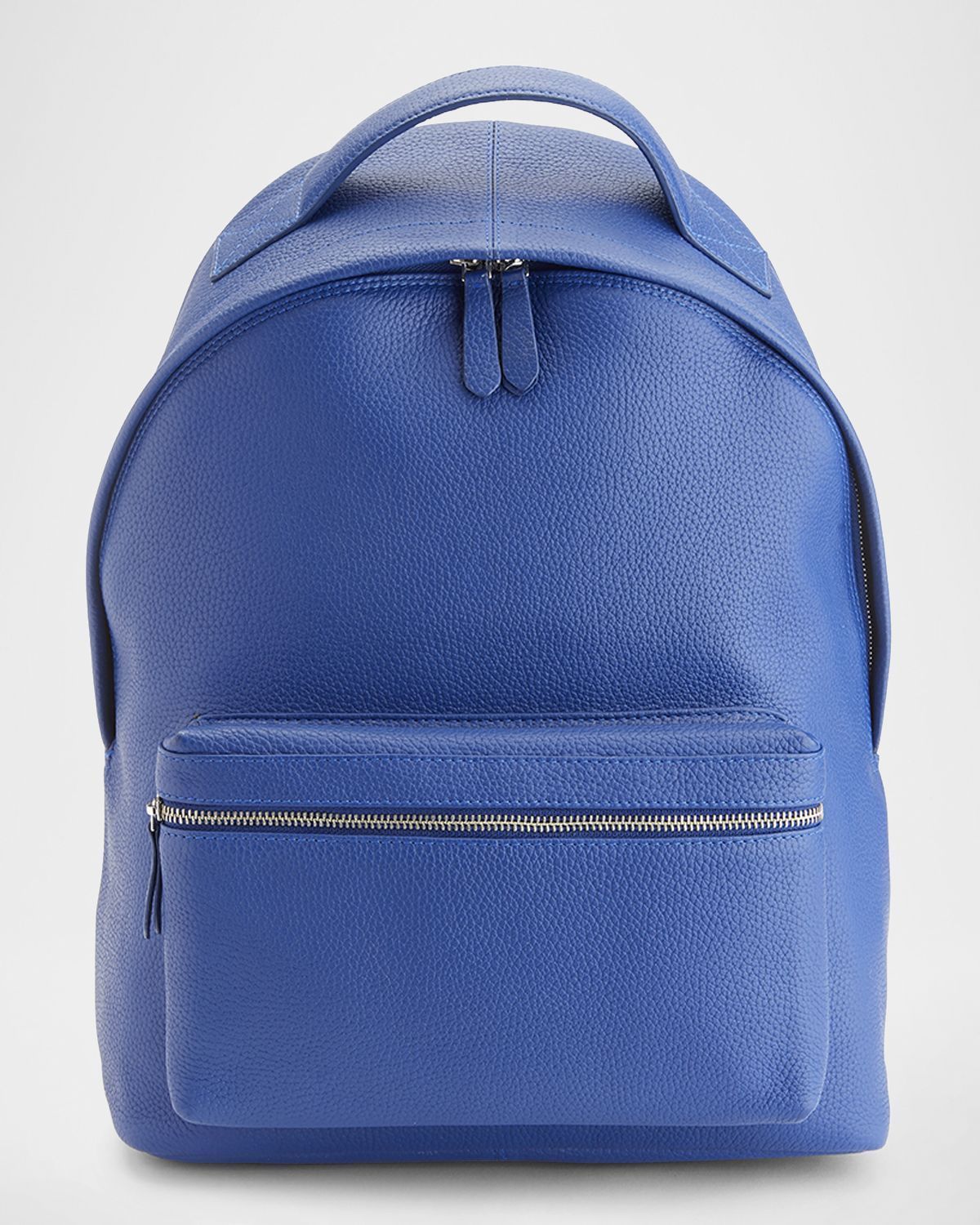 ROYCE New York Monogrammed Leather 13" Laptop Backpack