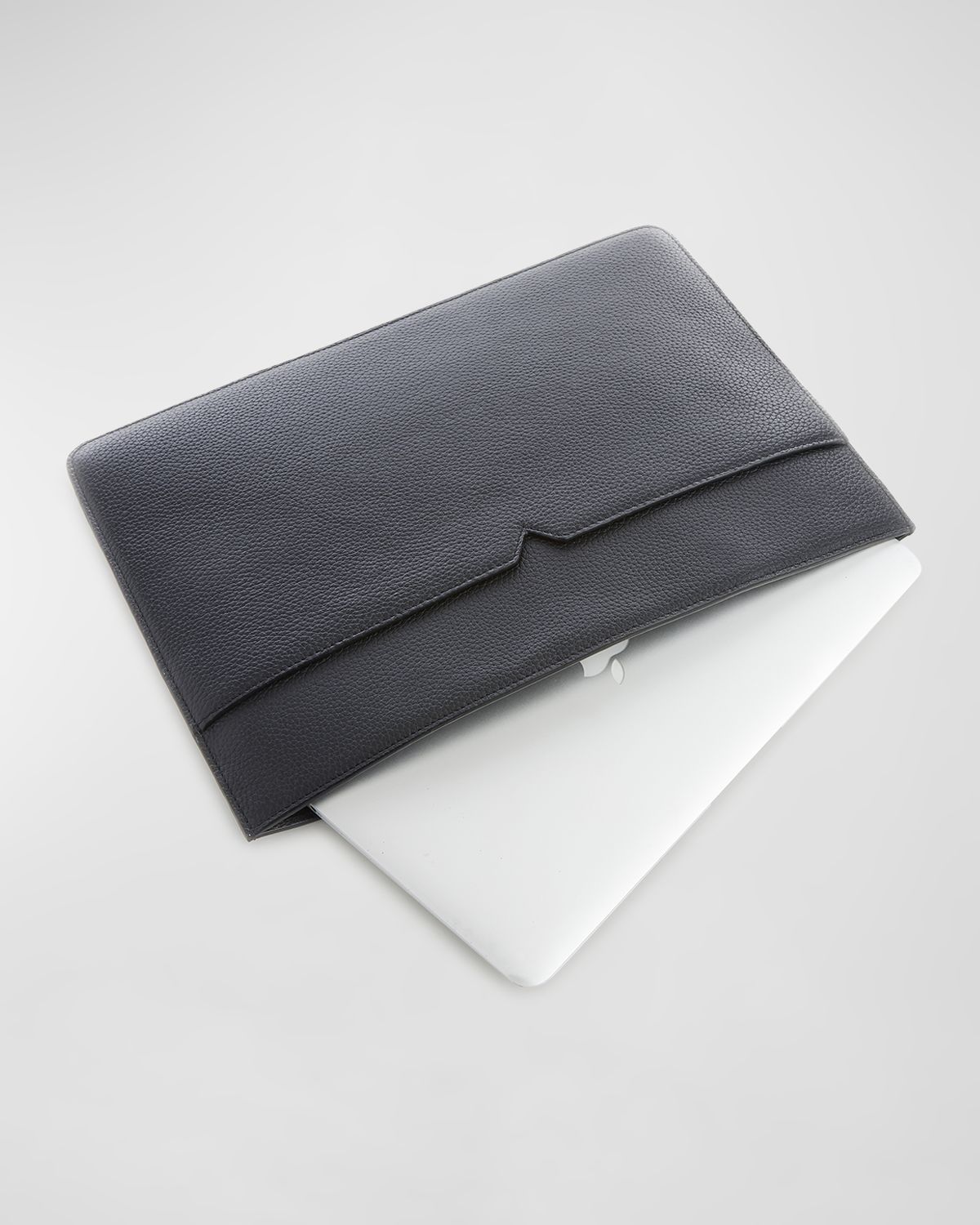 ROYCE New York Personalized Leather 13" Laptop Sleeve