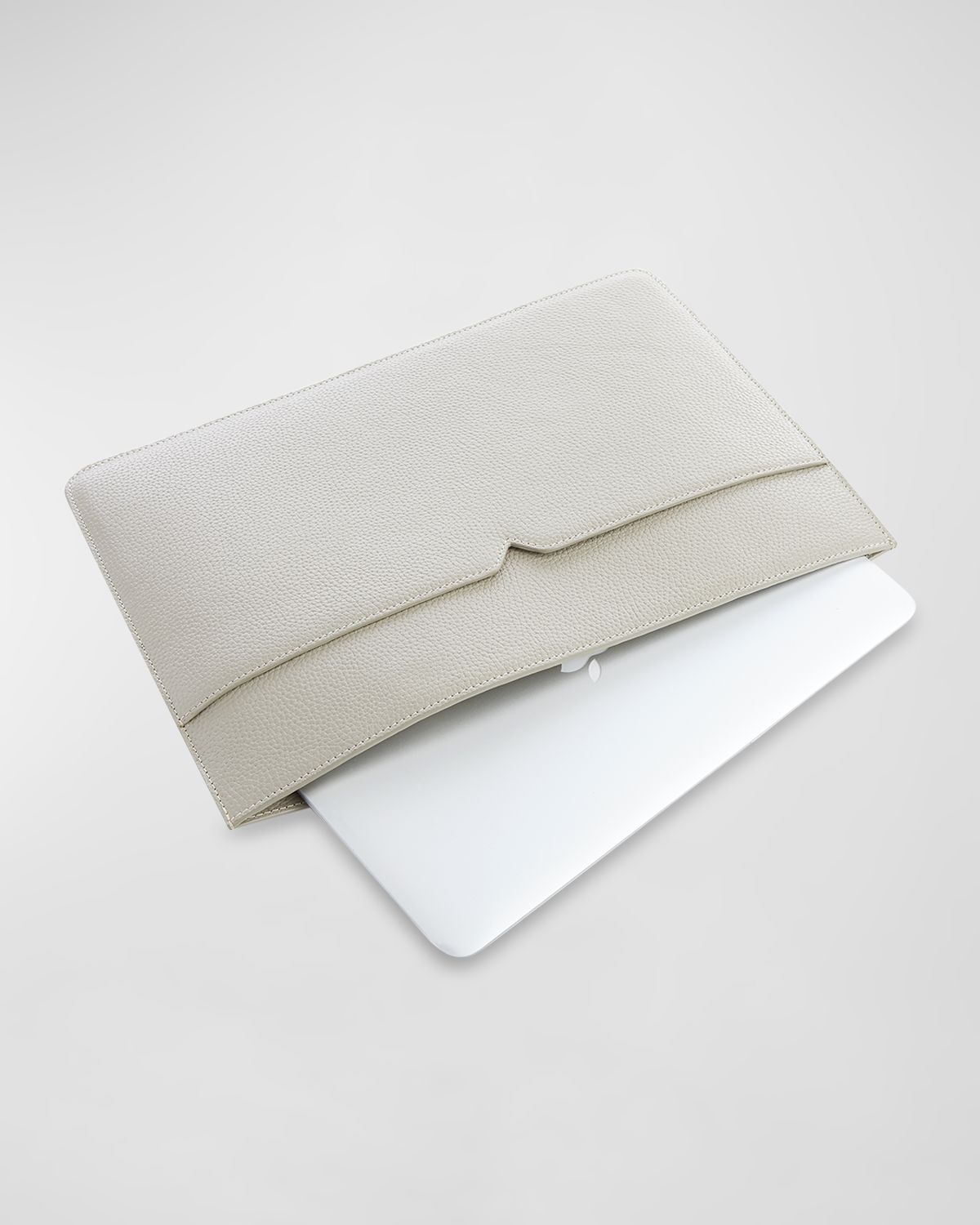 ROYCE New York Personalized Leather 13" Laptop Sleeve