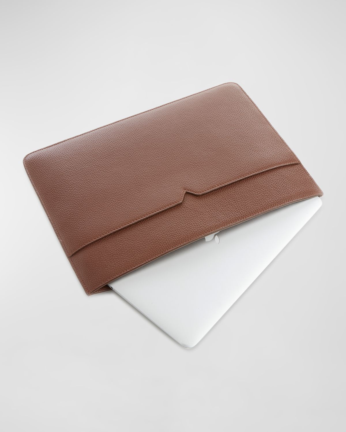 ROYCE New York Personalized Leather 13" Laptop Sleeve