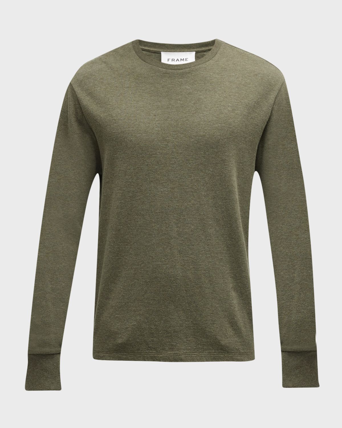 FRAME Men 's Duo Fold Cotton Crew Sweater